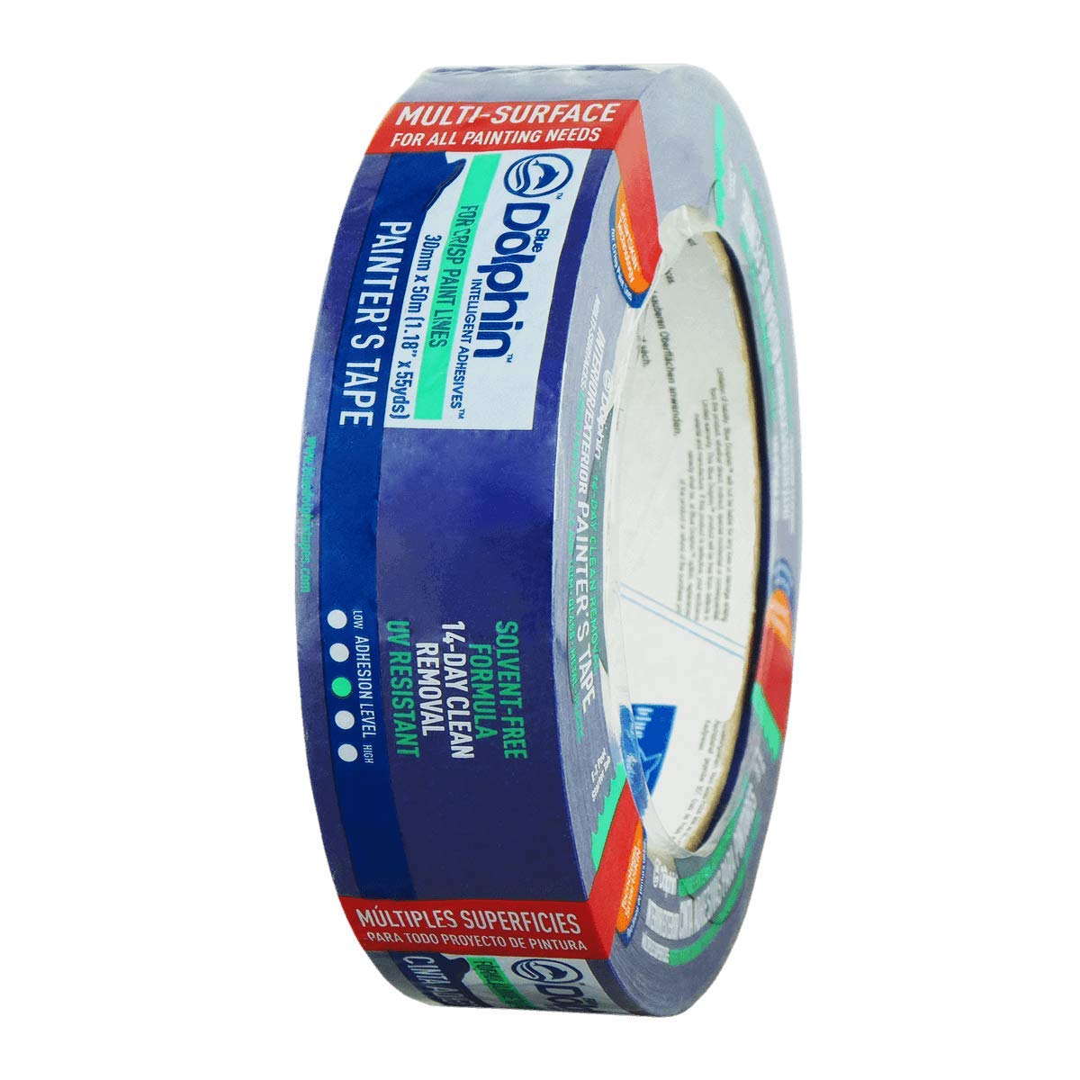 Blue Dolphin Maler taśma klejąca rolka 30 mm x 50 m - łatwe usuwanie
