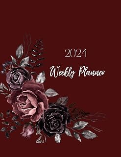 2024 Weekly Planner with Calendars & Monthly Goal Pages