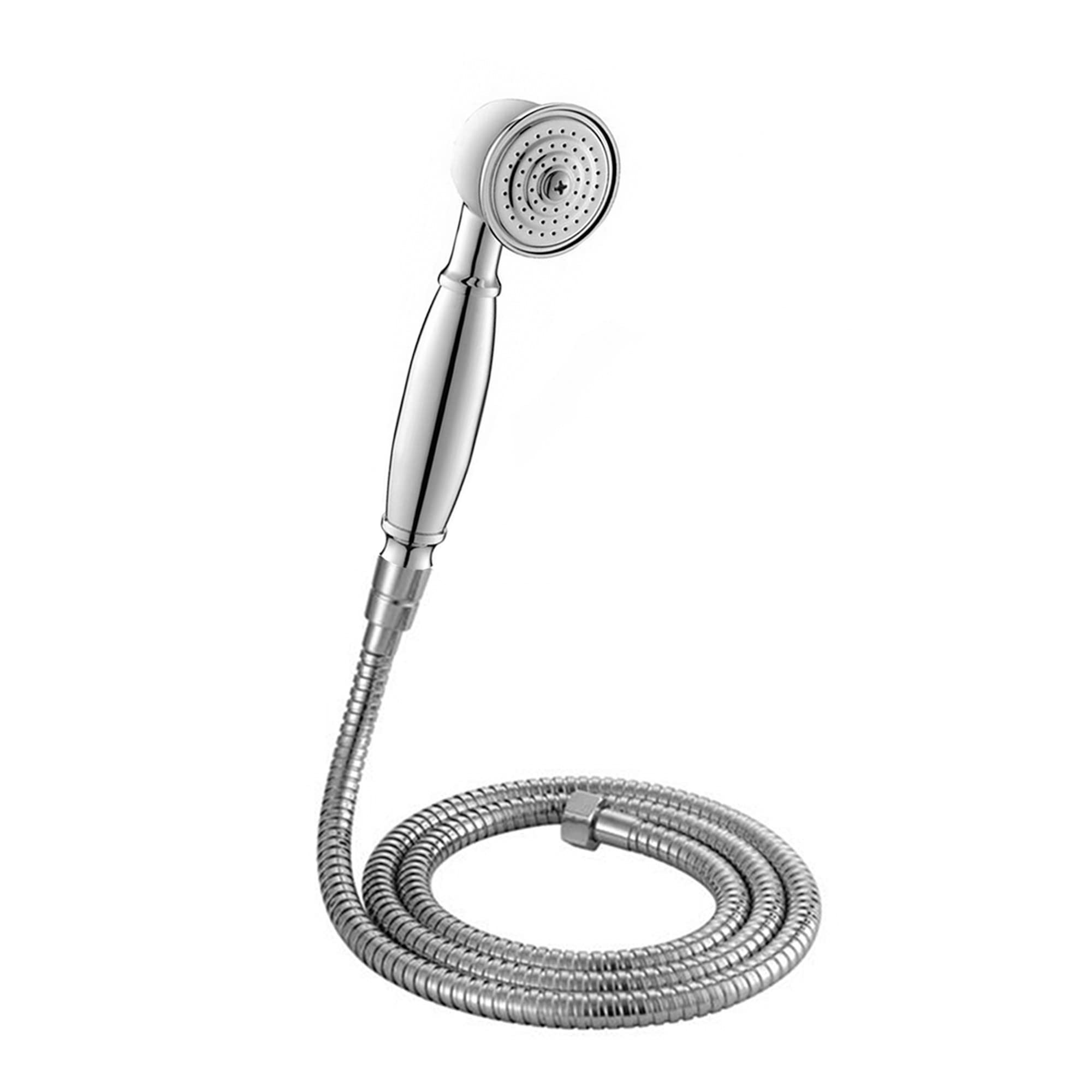 Enki Chrome Eh002, Traditional Handheld Shower Head & Hose Kit, Solid Brass & Stainless Steel, Traditional Design, Easy Clean & Easy To Install, Standard Uk Fitting