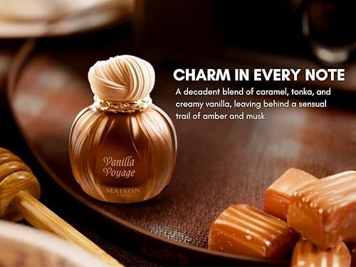 Miniatura 3 de AROMA CONCEPTS  Vanilla Voyage Perfume de Larga Duración EDP 3.4 Fl Oz  Perfume Unisex  Notas de Caramelo, Jazmín, Grano Tonka y Miel  Perfume de