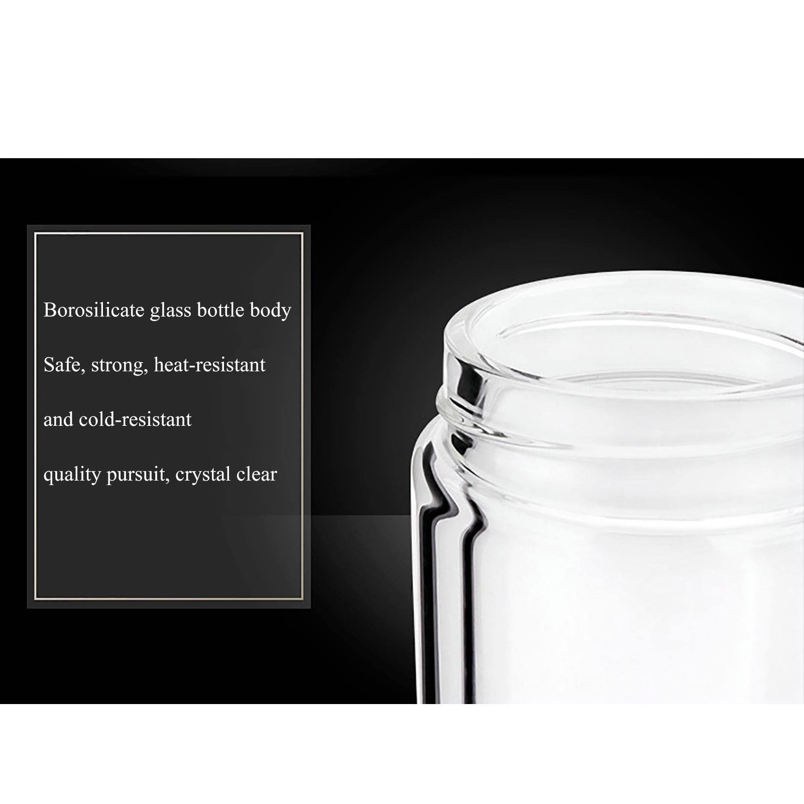 PAHION Generador Ionizador De Agua Hidrogenada Botella De Agua Hidrogenada Portátil Electrolisis Rápida En 3 Minutos Obtiene 1300-1600PPB Alta Concentración Sin BPA Botella Deportiva Saludable 430ML