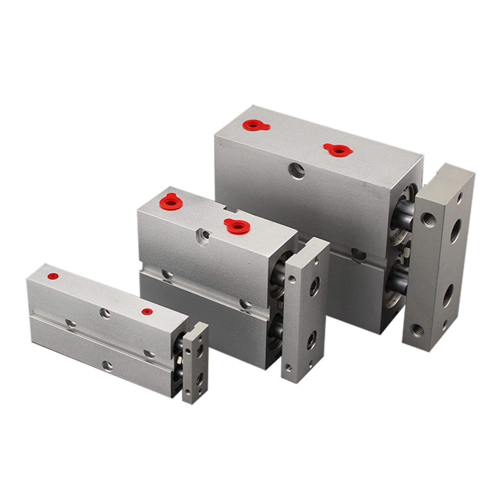 TN32X20 32mm x 20mm Double Rod Aluminum Alloy Pneumatic Air Cylinder