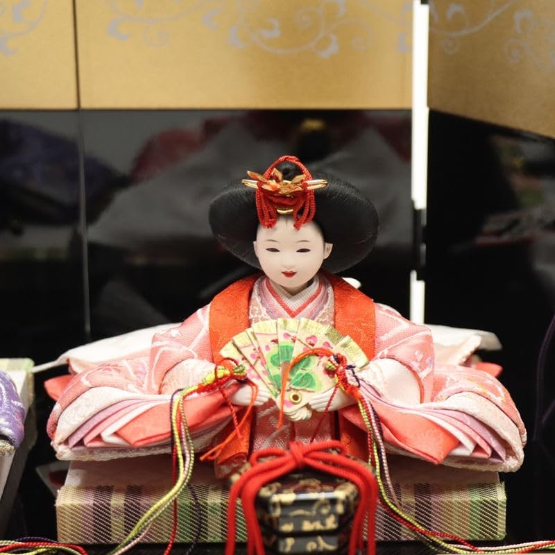 雛人形親王平飾り 安藤桂甫 京雛 京十番 上 雅 翔山頭