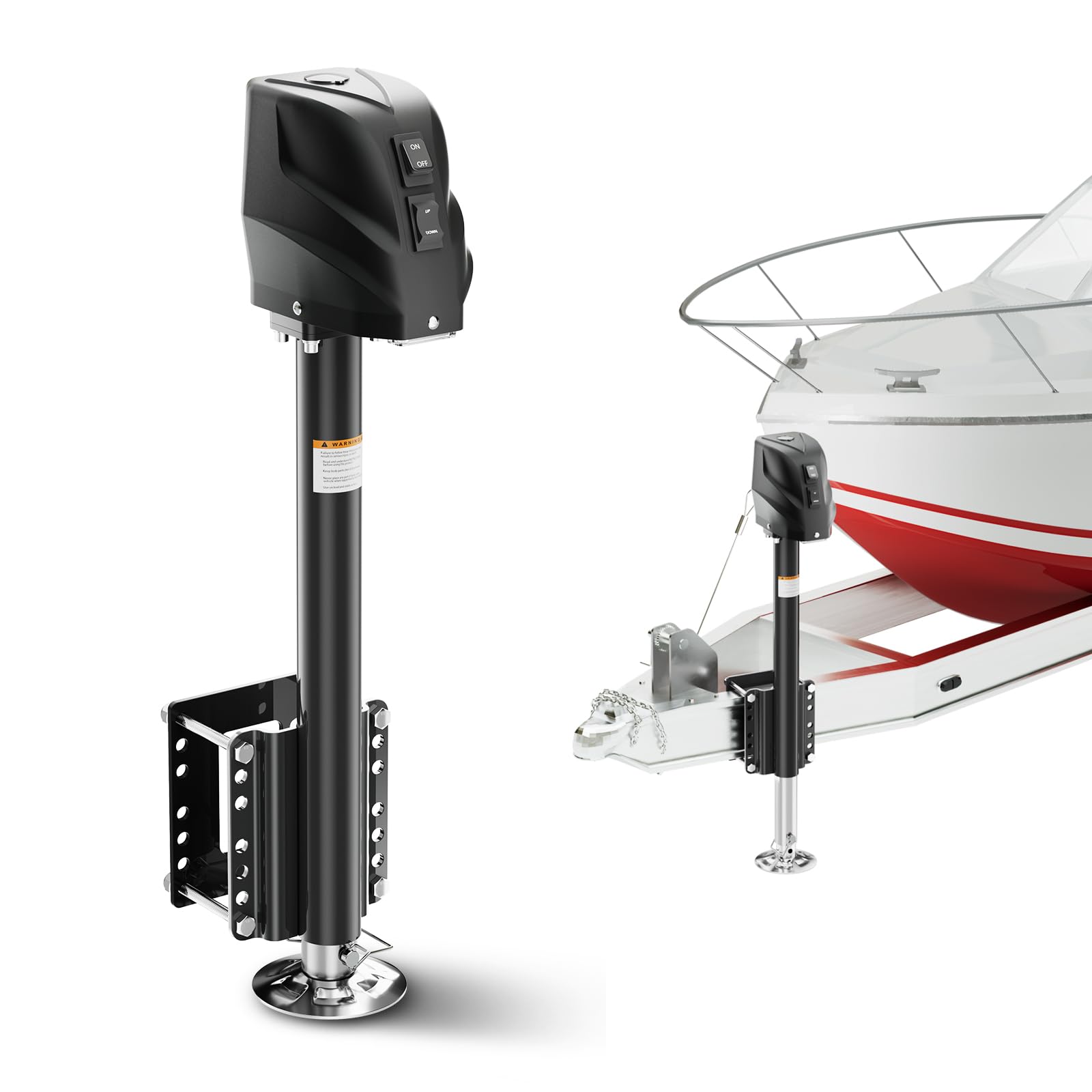 Photo 1 of **RECOMENDED FOR PARTS/ MISSING PIECE(S) *** FZZD 5500-7500lbs Electric Trailer Jack, 22.6" Vertical Travel, 12V DC,for RV Trailer, Camper