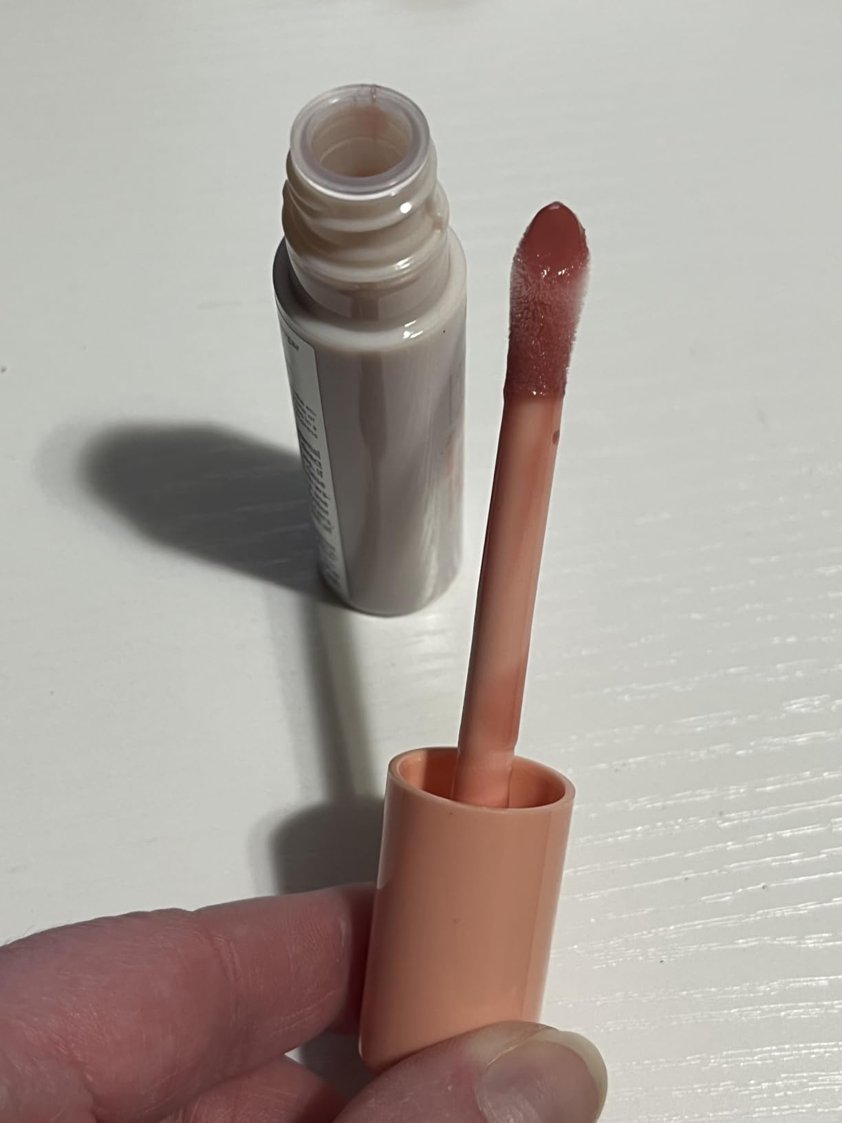 ETUDE Ginger Sugar Lip Serum lip balm with Mega Tip Applicator (Nude Beige) – Intensive Moisture, Glossy Tint & Nourishing Lip Care (13g)