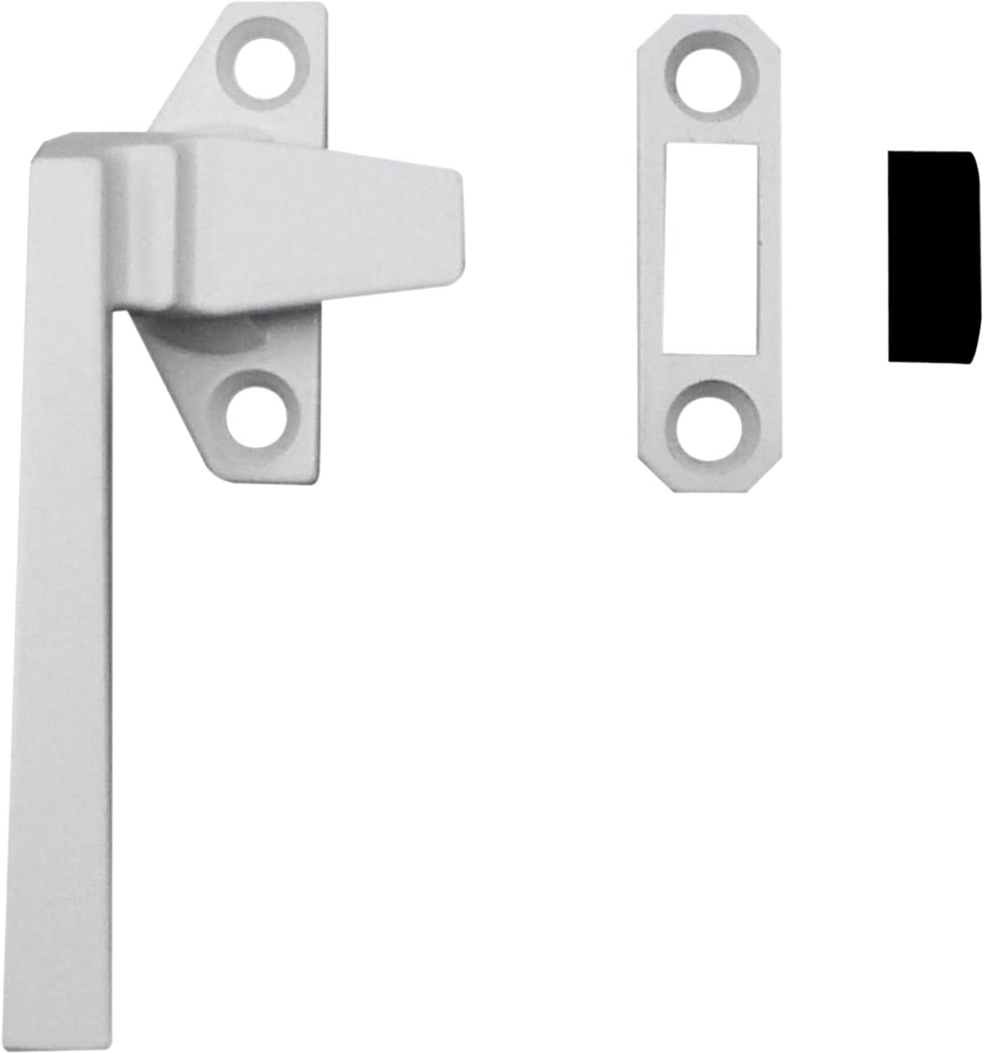 Prime-Line H 3820 Left-Handed, White, Casement Locking Handle with Offset Base (Single Pack)