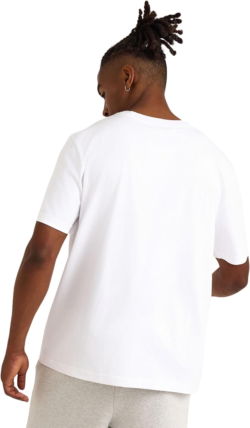Organic Basics Mens True Heavy Boxy Fit Cotton Short Sleeve Tee Shirt - Image 2