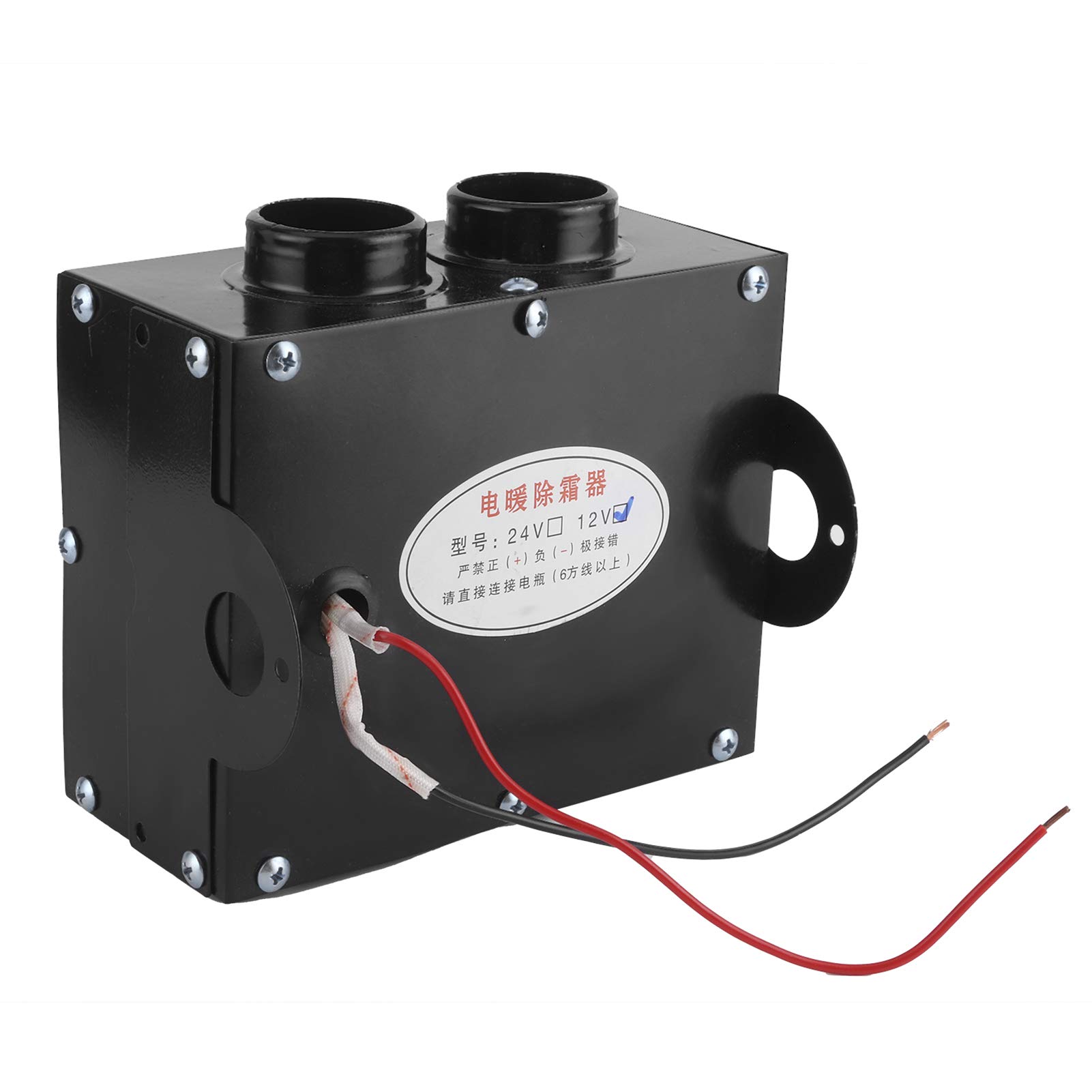 12V Auto Heizlüfter - 400W/600W Windschutzscheiben-Entfroster mit Dual-Auslässen - Leiser Betrieb