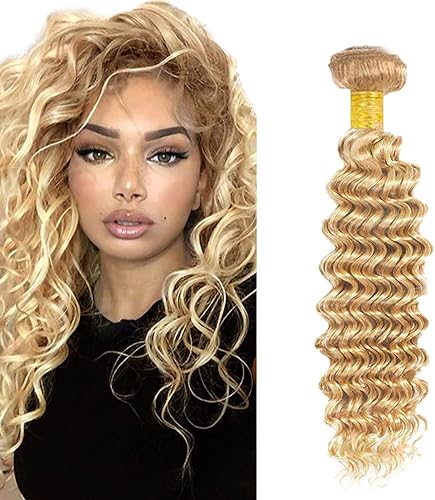 22 Inch P27613 Bundle Ombre Deep Wave Human Hair Bundles Two Tone 613 Deep Wave 