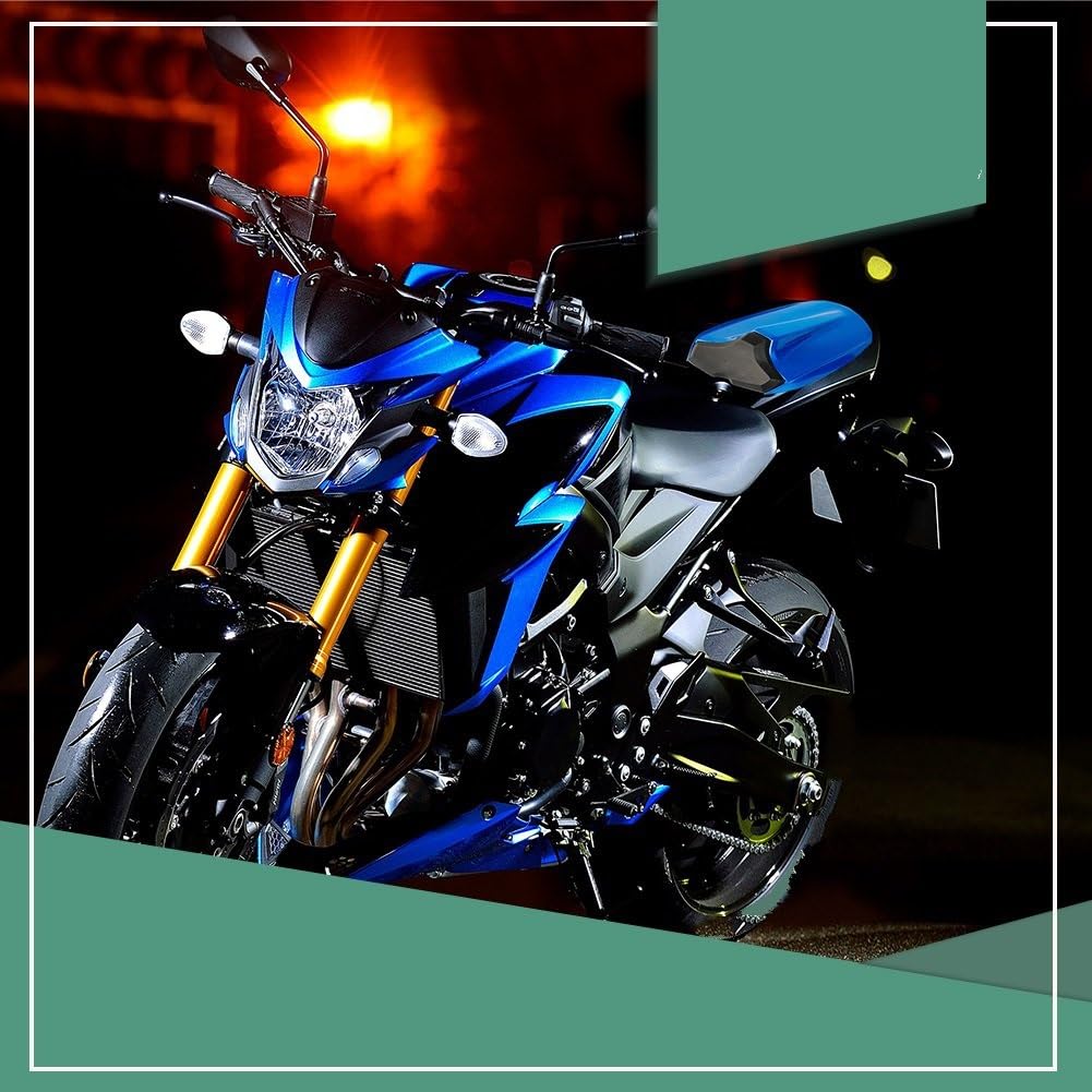 Pasuje Do Suzuki GSXS 750 2017-2022 Tylne Siedzenie Pasażera Pokrywa Motocykl Solo Owiewka Osłona(Blue)