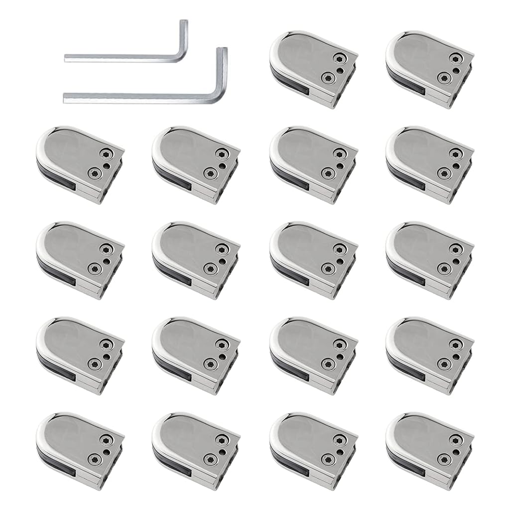 Pince d'étagère en acier inoxydable 304 finition dos plat premium