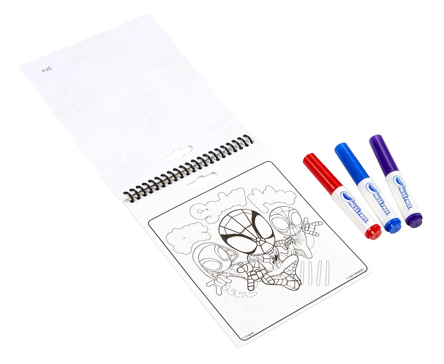 Crayola Color Wonder Spiderman Activity Pad - Mess Free Coloring With Mini Markers