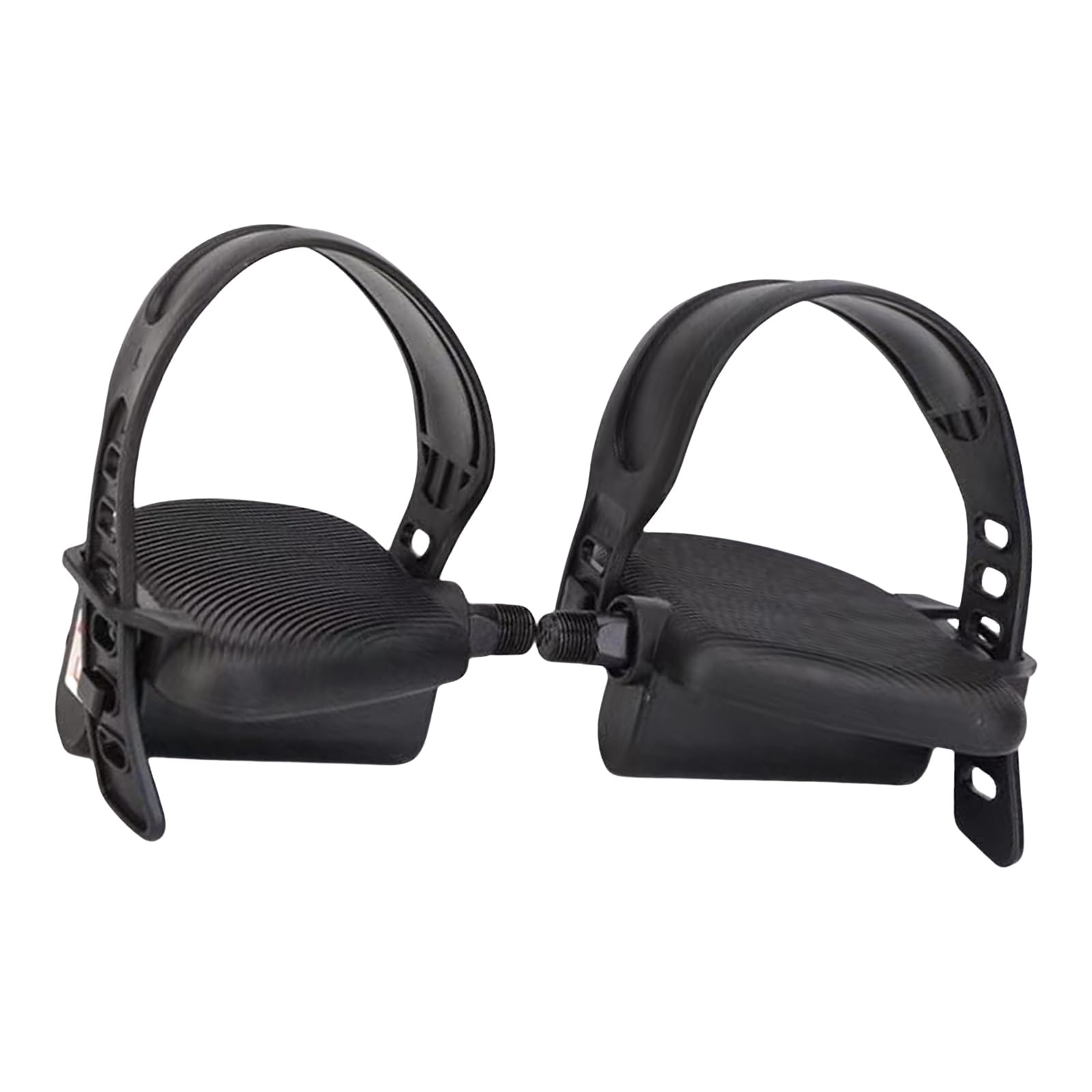 Fahrradpedale für Heimtrainer links und rechts Heimtrainer Pedale und verstellbarer Pedalriemen, Ersatz-Set, 2 Stück Sport & Freizeit
