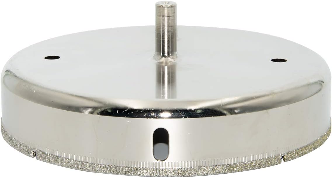 Flyshop 5-3/4" 145mm Diamond Coated Hole Saw Drill Bit for Ceramic Tile Glass Marble