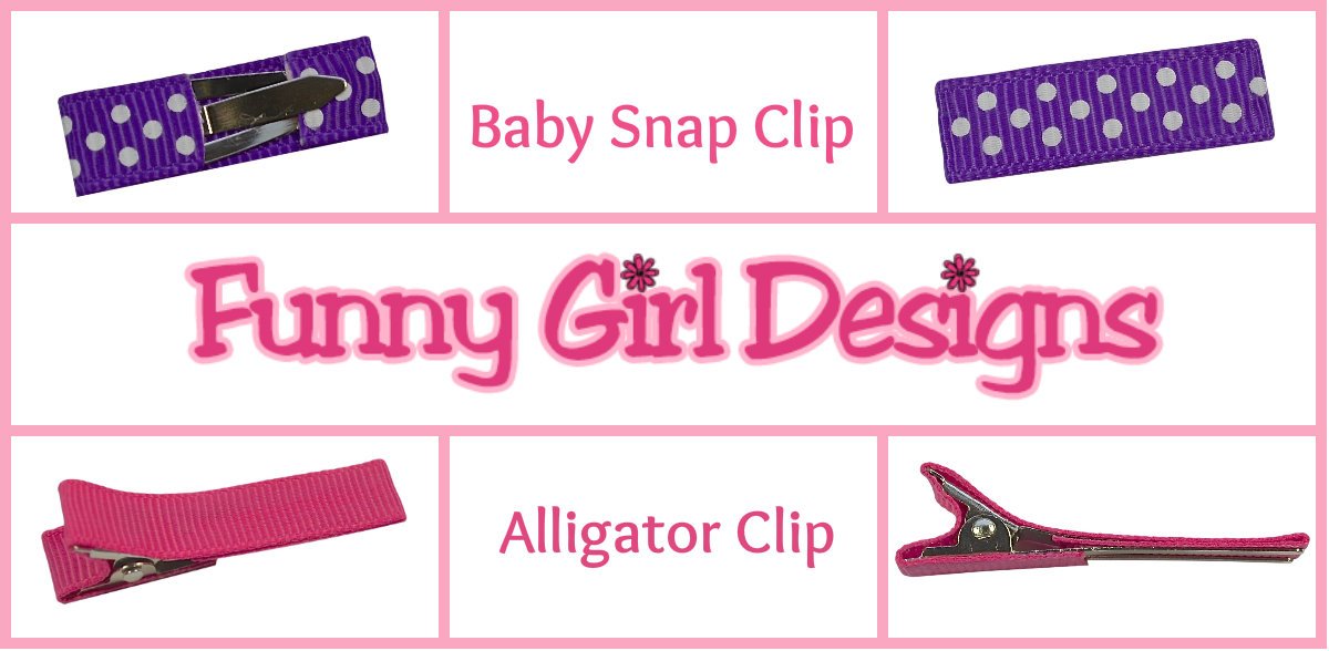 Girls Nautical Anchor Pinwheel Hair Bow SET (Alligator Clip, Navy Blue & White)