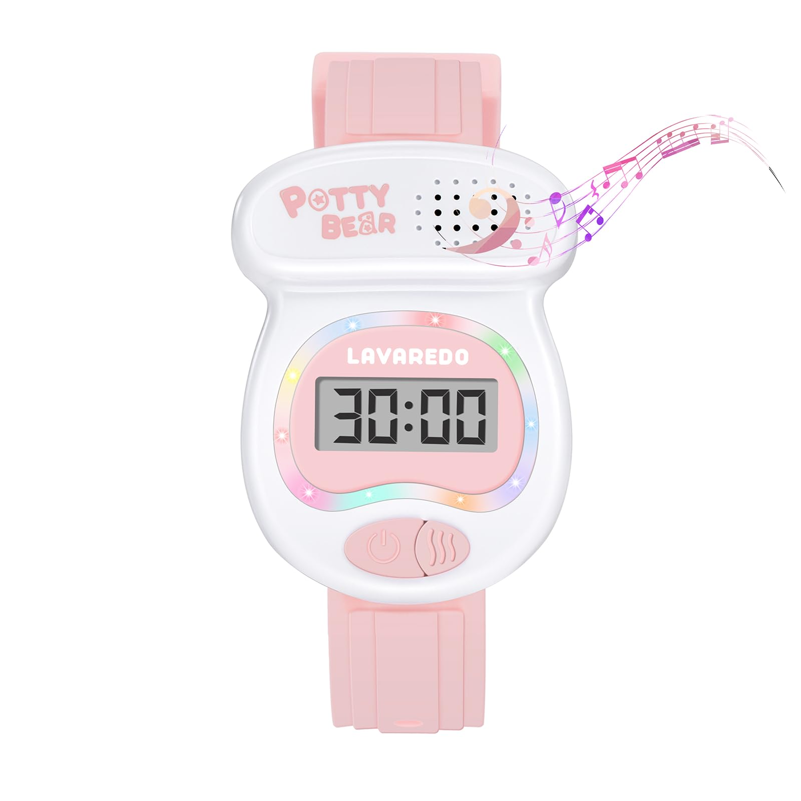 Kids Watch Potty Training Watches for Boys and Girls, Potty Timer Toilet Shape and LED Colorful Lights, Music Reminds Kids It's Time to Go to The