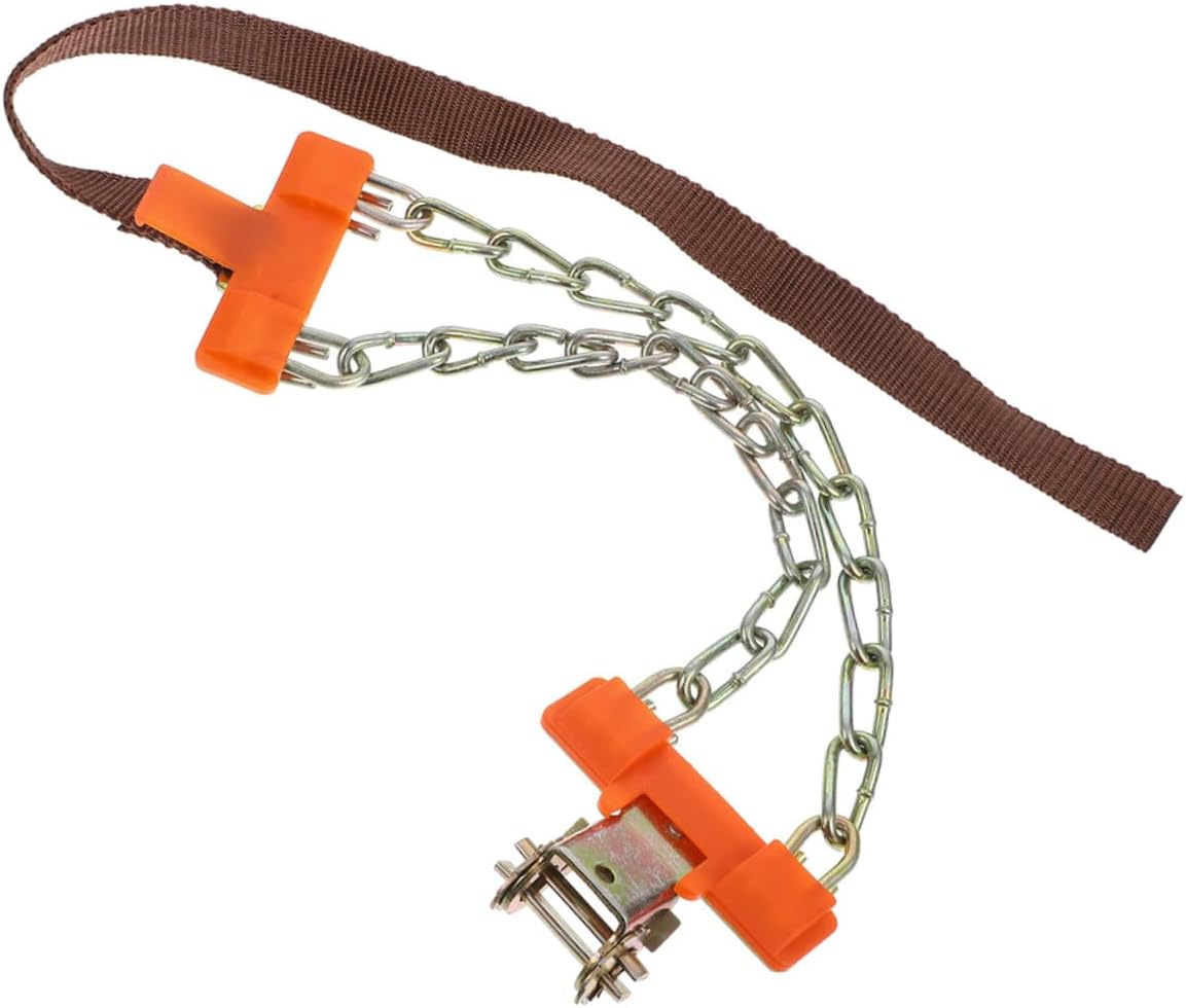 Iron Snow Chains for Car Tires Anti-skid Winter Wheel Chains Set for Small Sedans and Suvs Quick-install Emergency Traction for Snow and Ice Driving