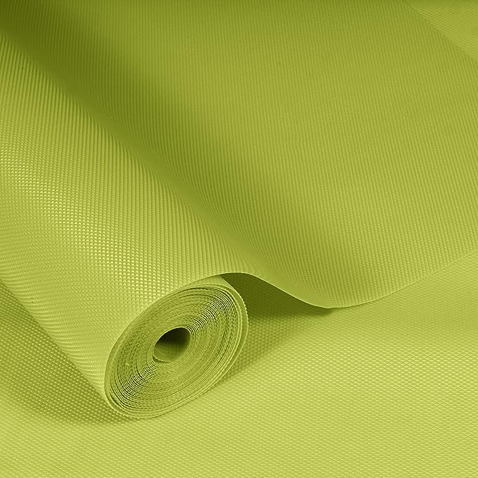 KayJen EVA Solid Anti Slip Mat/Sheet for Fridge, Bathroom, Kitchen, Drawer, Shelf Liner, 400 GSM (45 cm X 3 m, Light Green), Ethylene Vinyl Acetate