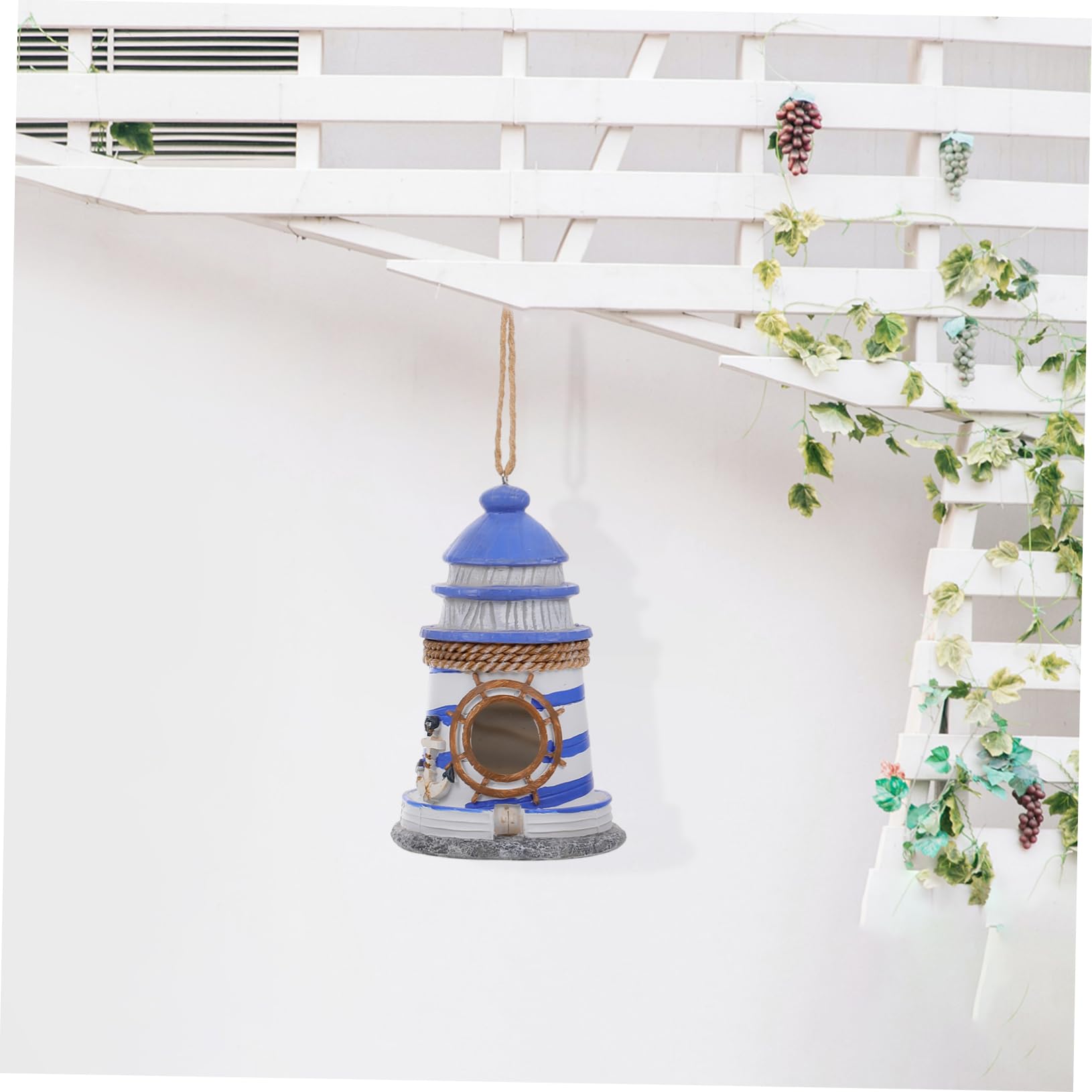 UPKOCH Gartenschläfer Nistkasten aus Kunstharz Vogelhaus zum Aufhängen als Gartenornament Wetterfeste Deko für Garten und Veranda Zufälliger Stil