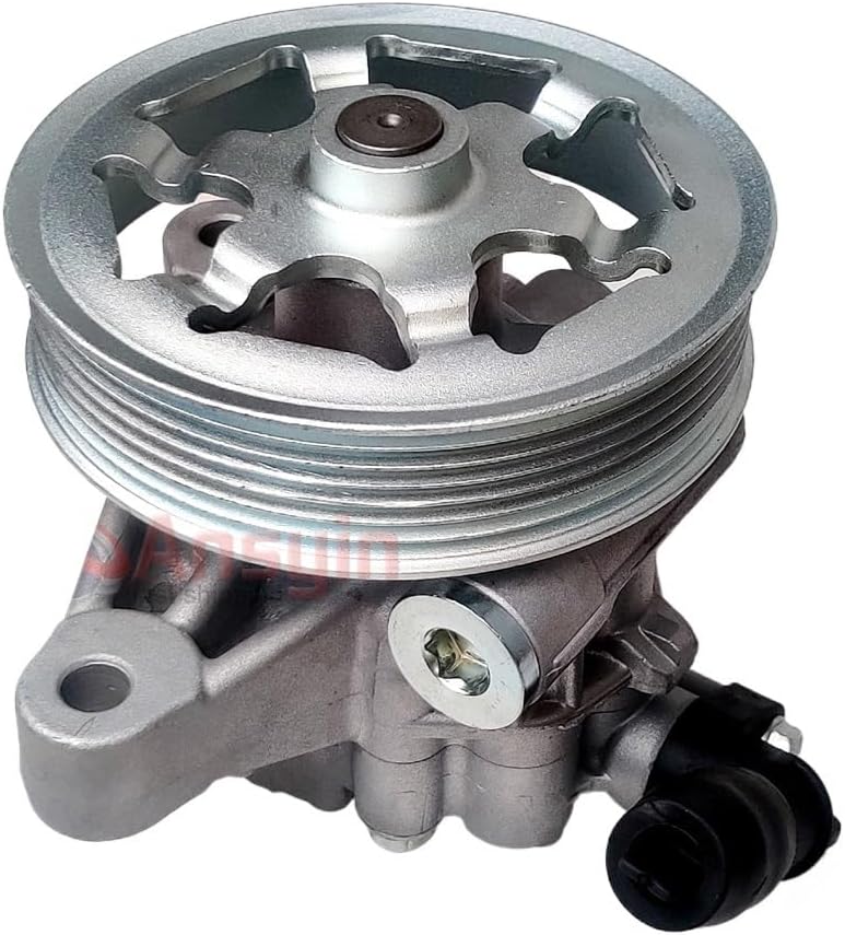 Power Steering Pump Compatible for Accord 2.4L 2003 2004 2005 2006 56110-RBA-E01 56110-RAA-A01 56110-RBB-E01 56110RBBE02 56110RBAE02(With pulley)