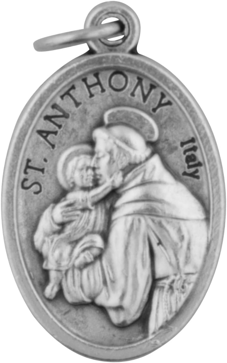 Small Catholic Saint Medal Bulk Pack of 10 (Saint Anthony)