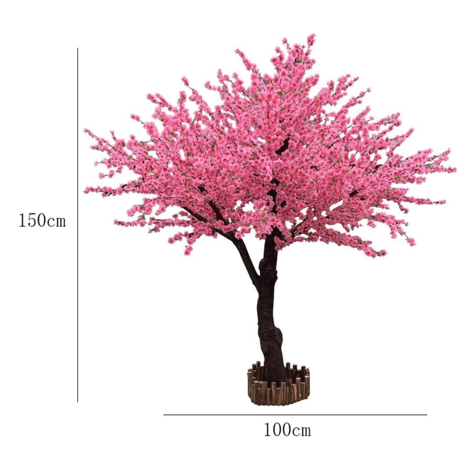 人工観葉植物 桃の木 高さ3m×幅3m 大型 フェイクツリー Amazon｜人工観葉植物 人工桃の花の木リアルな偽の木大型