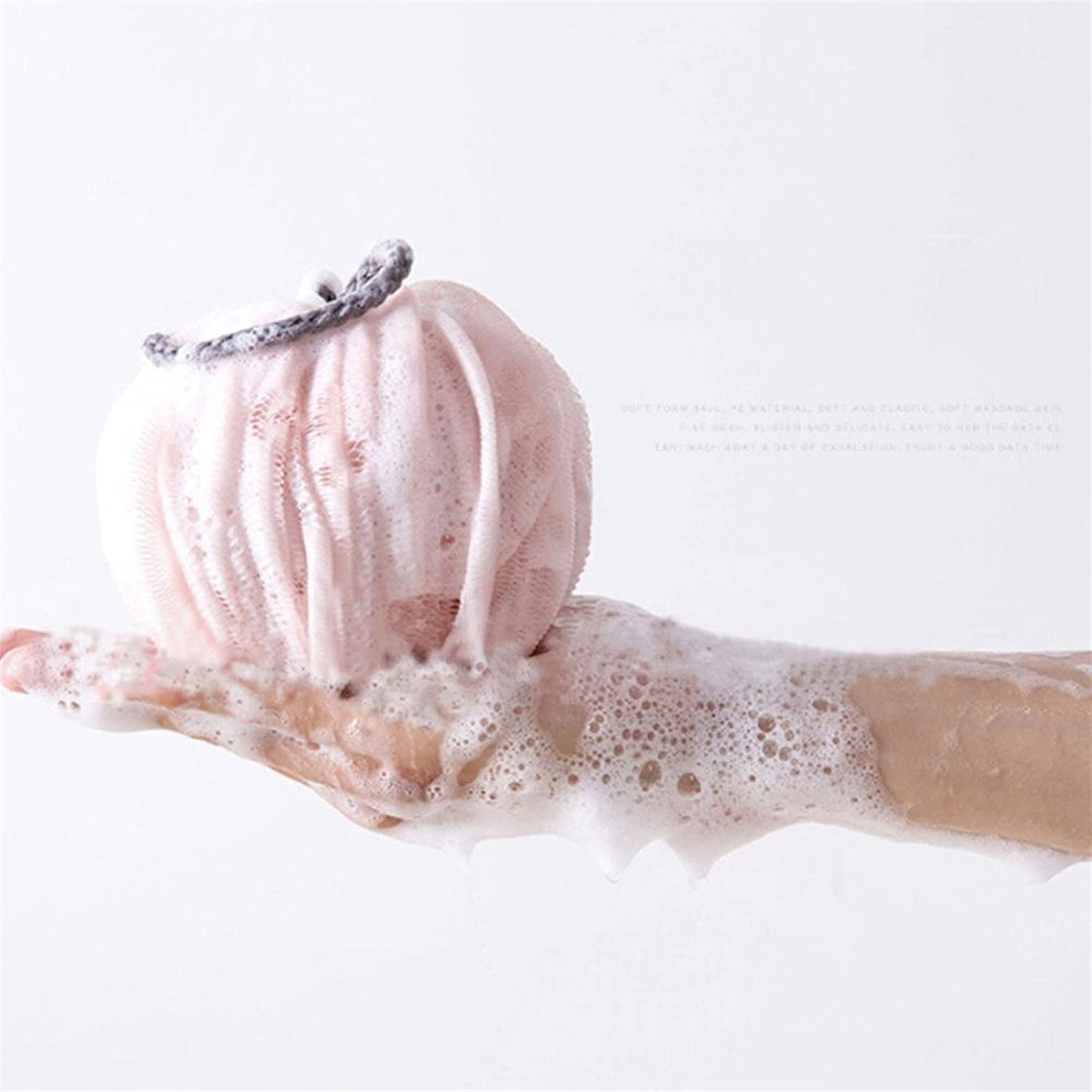 Gąbka pod prysznic 4 szt. Kulka do kąpieli Body Exfoliate Puff do kąpieli Gąbka pod prysznic z haczykiem do ciała Wisp Dry Bath l