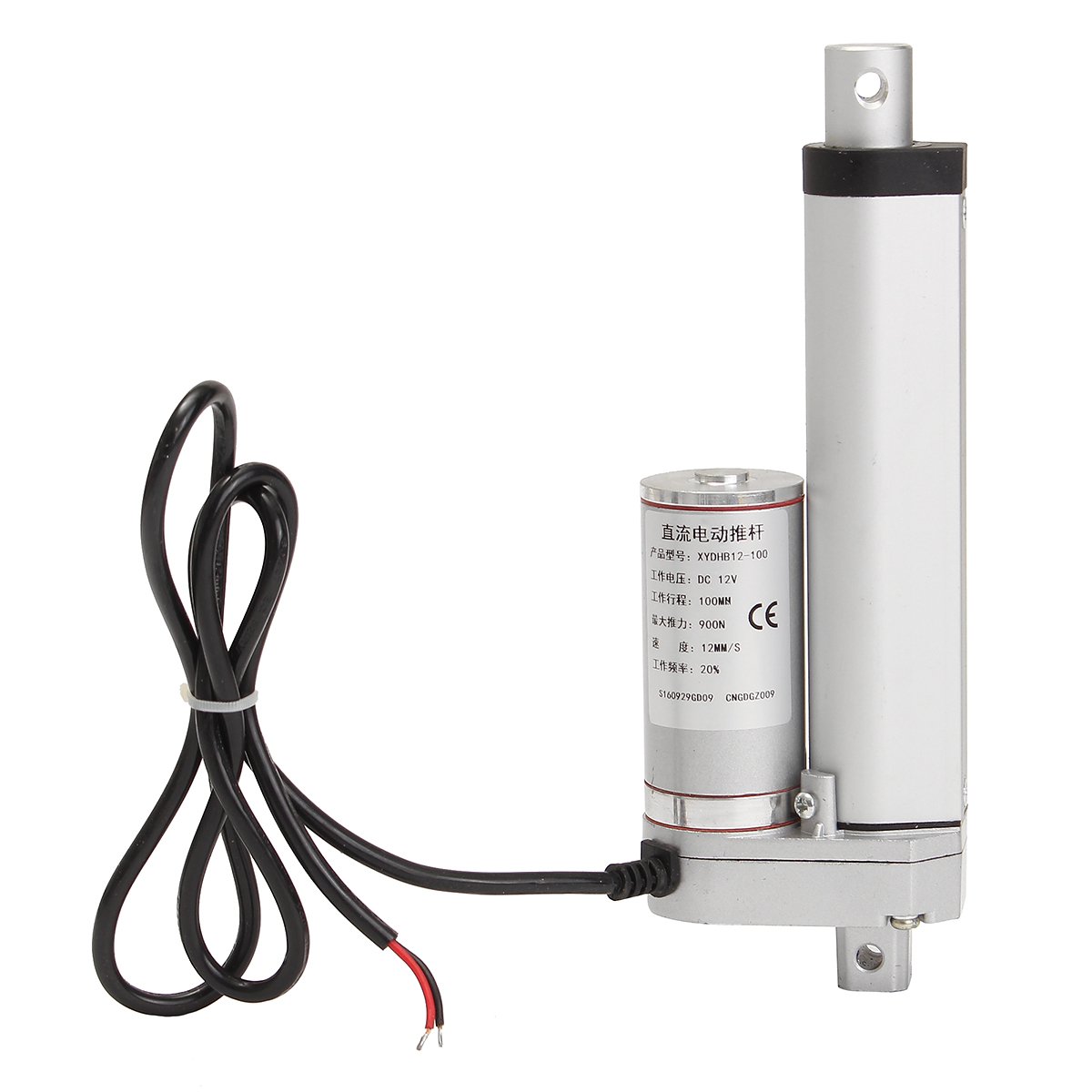 12V 900N Actuador lineal de 4 pulgadas Actuador lineal de 100 mm Motor de actuador lineal Tor Opener