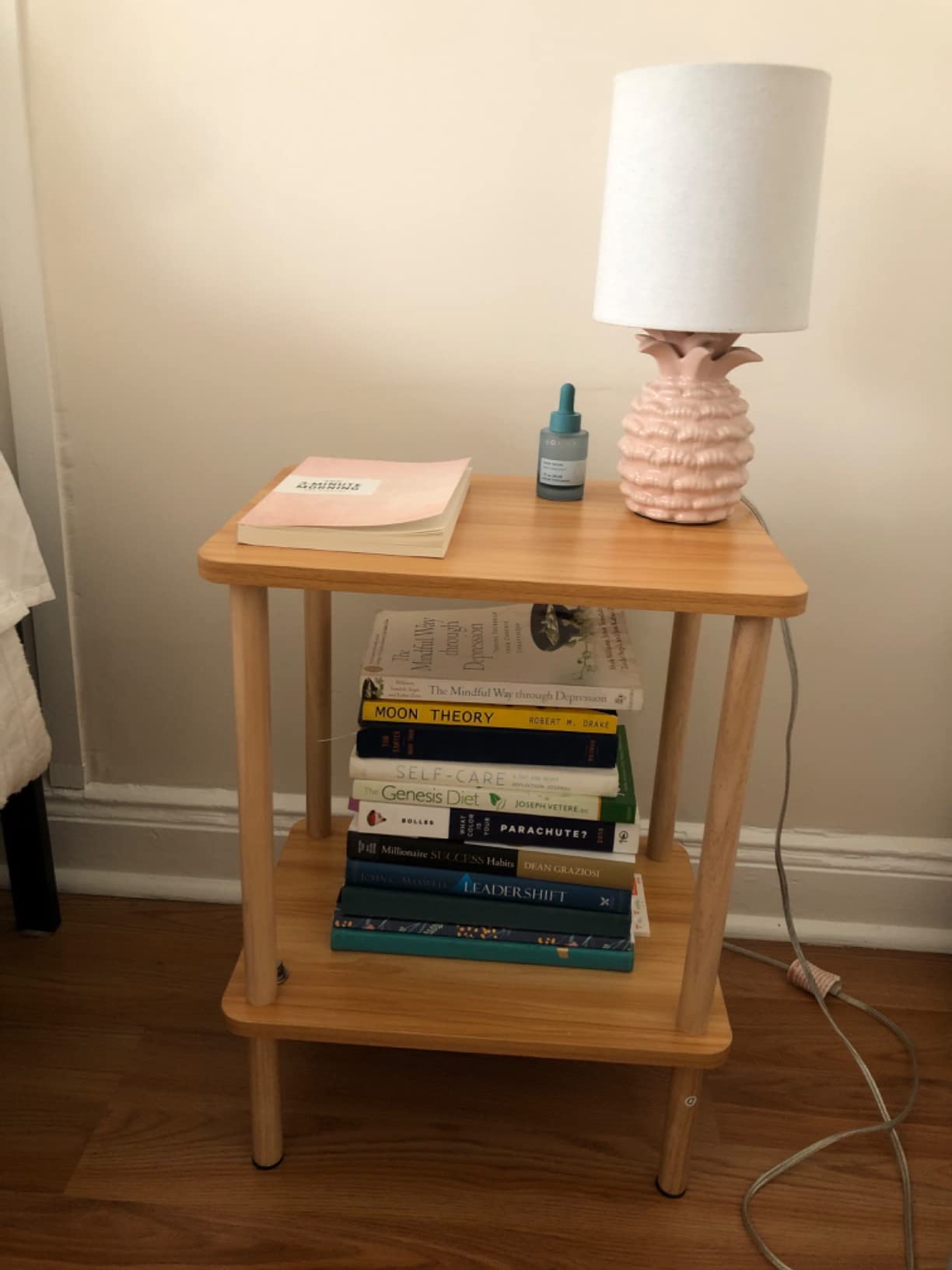 10/mo Finance Apicizon 2 Tier End Table Set of 2, Boho Side Table