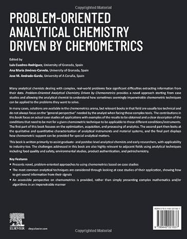 Problem-Oriented Analytical Chemistry Driven by Chemometrics