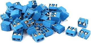 New Lon0167 40pcs AC 300V 16A 2 posições 5.0mm passo Pluggable PCB parafuso bloco terminal conector para fio AWG14-22(40 stücke AC 300 V 16A 2 Position 5,0mm Pitch PCB Schraubklemme Kabelverbind