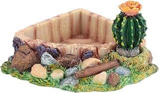 HEEPDD Tigela de comida para répteis, tigela de água para répteis, tartaruga lagarto, tigela de água para alimentação, tigela de alimentação de tartaruga para ornamento de aquário de animais de estimação
