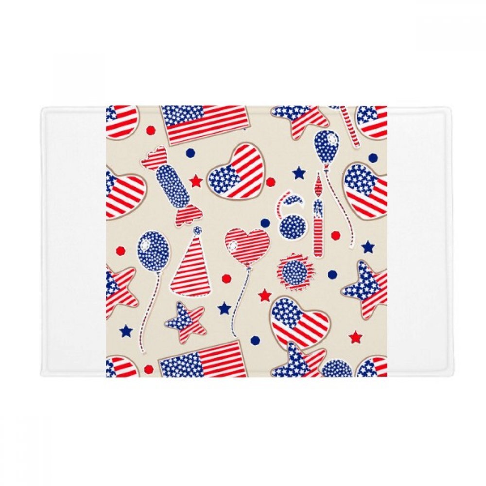 Tapis de sol anti-slip multicolore pour salon cuisine porte USA
