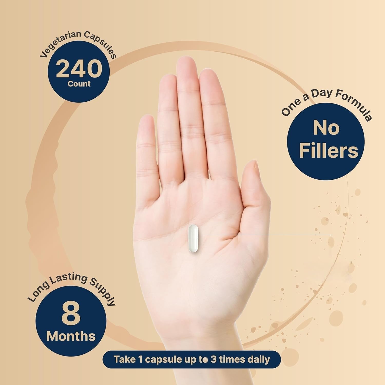 Absorción ultraalta: glicinato de magnesio puro, sin OGM, para dormir
