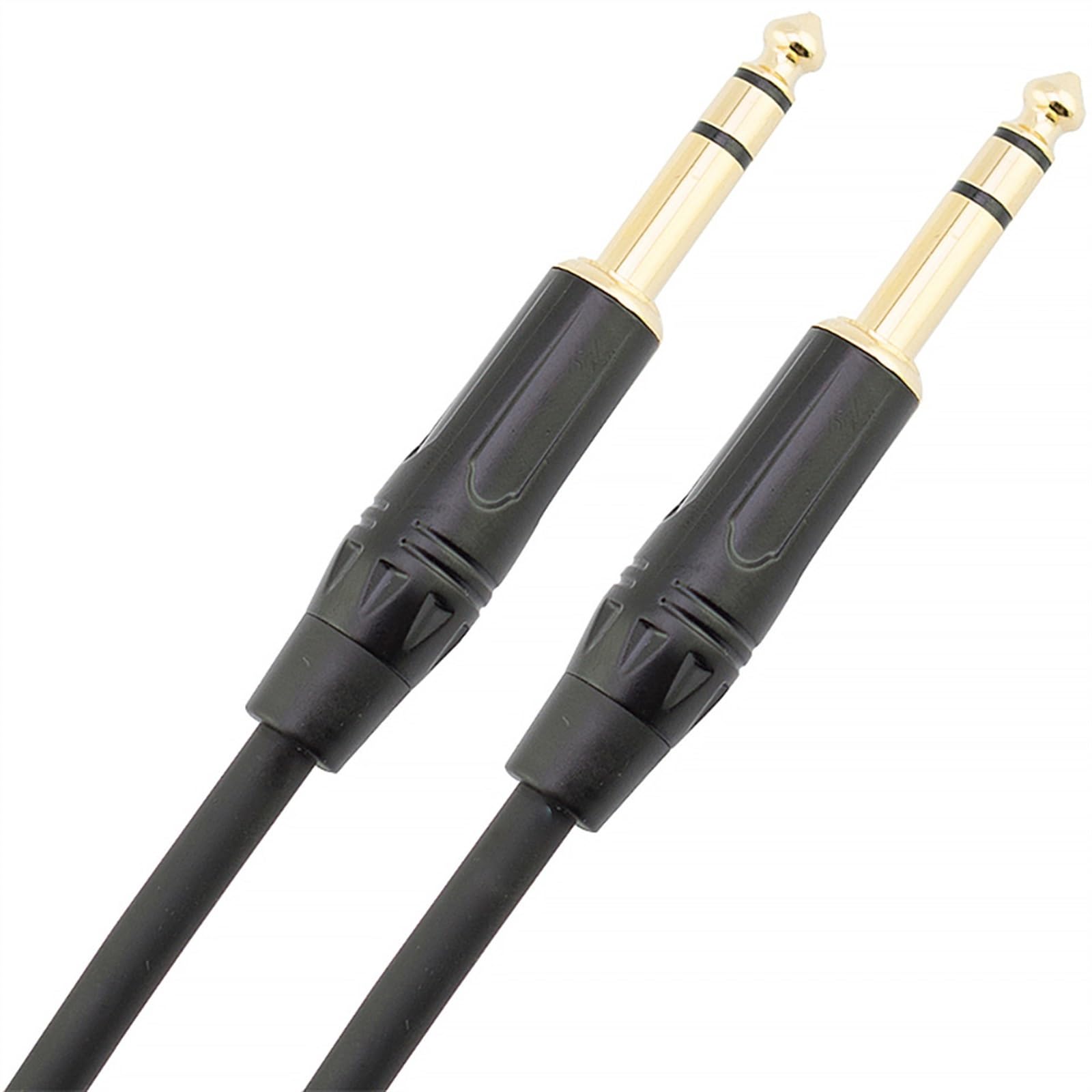 kabel audio do gitary Pozłacany 6,35 Mm 1/4 "męski TRS Do 6,35 Mm 1/4" Męski Zbalansowany Stereofoniczny Kabel Audio TRS (Color : 5m)