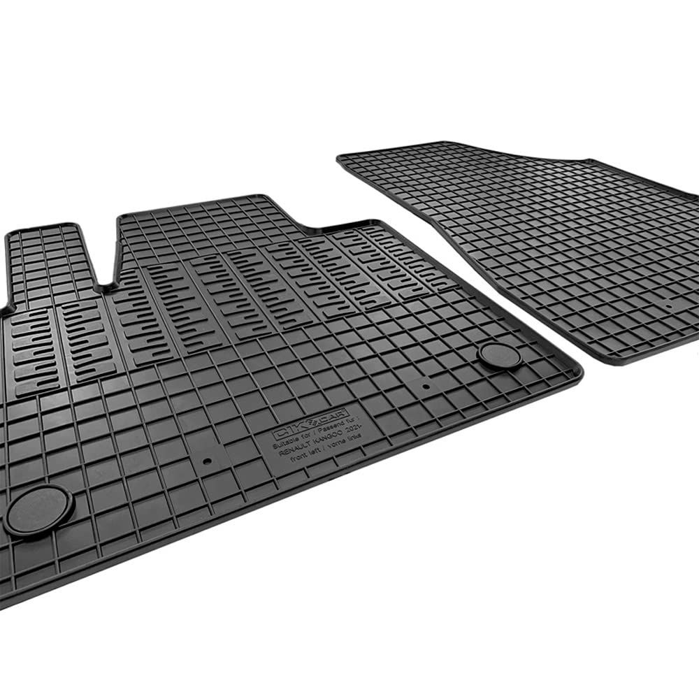 AutoStyle CK RRE02 Alfombrilla de Goma macizo negro