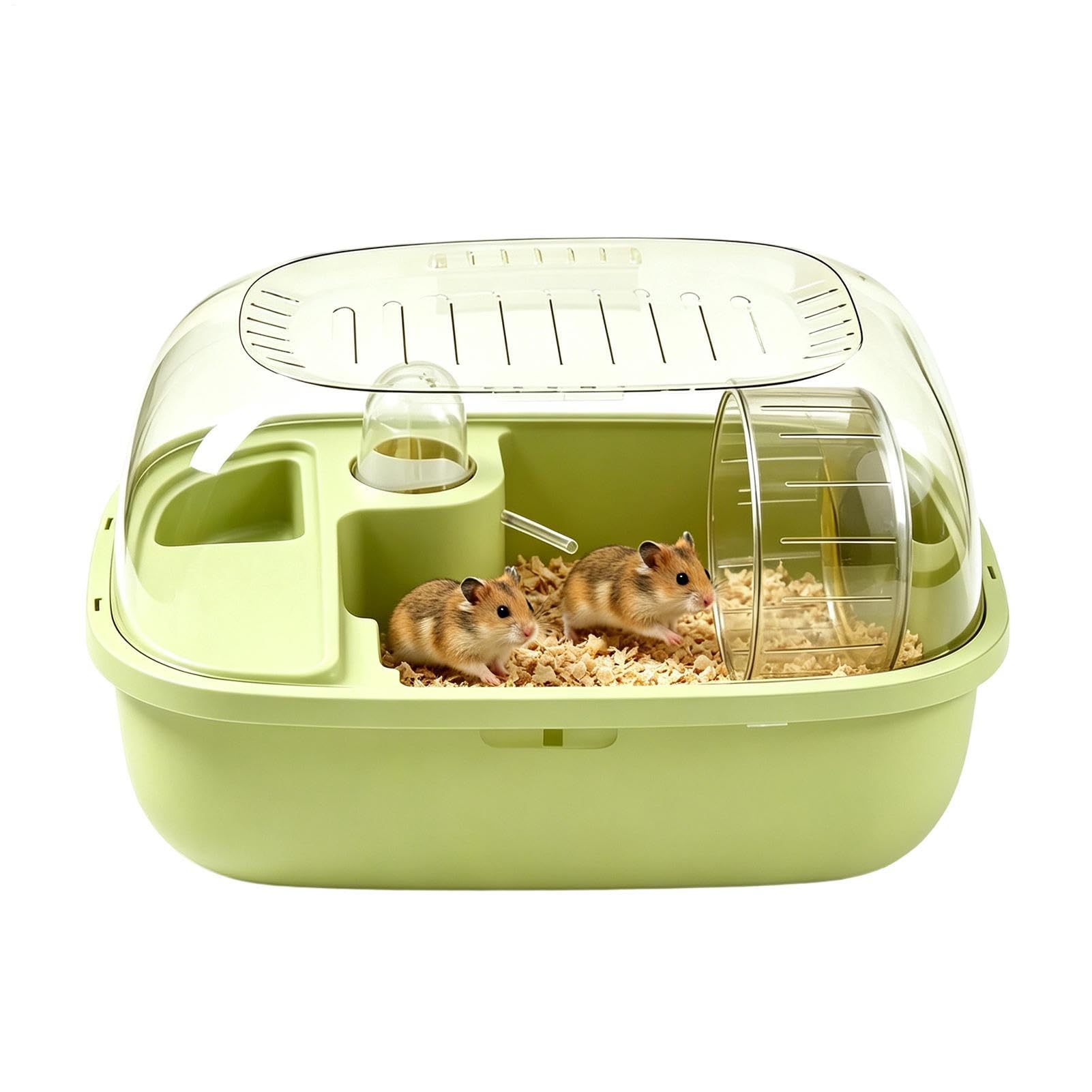 Cage pour hamster anti-stress avec enclos modulable pour gerbille et rongeur