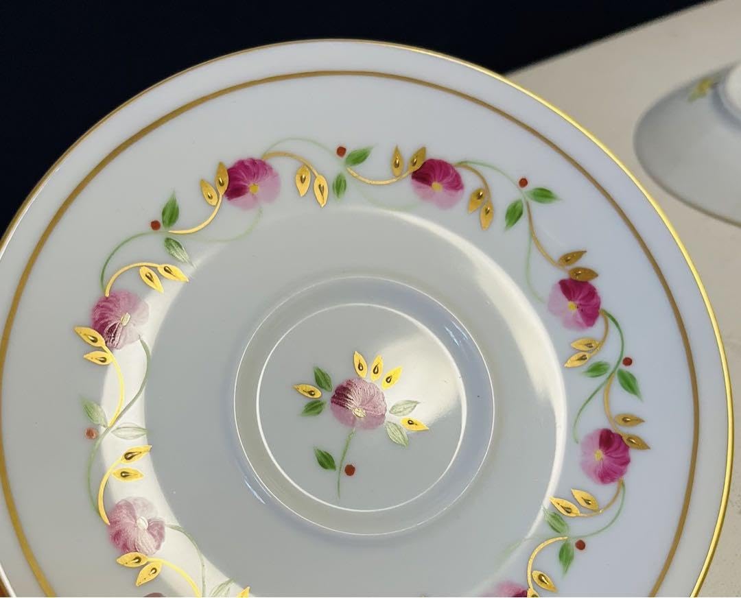 リモージュ マダム ポンパドゥール ハンドペイント ディナープレート