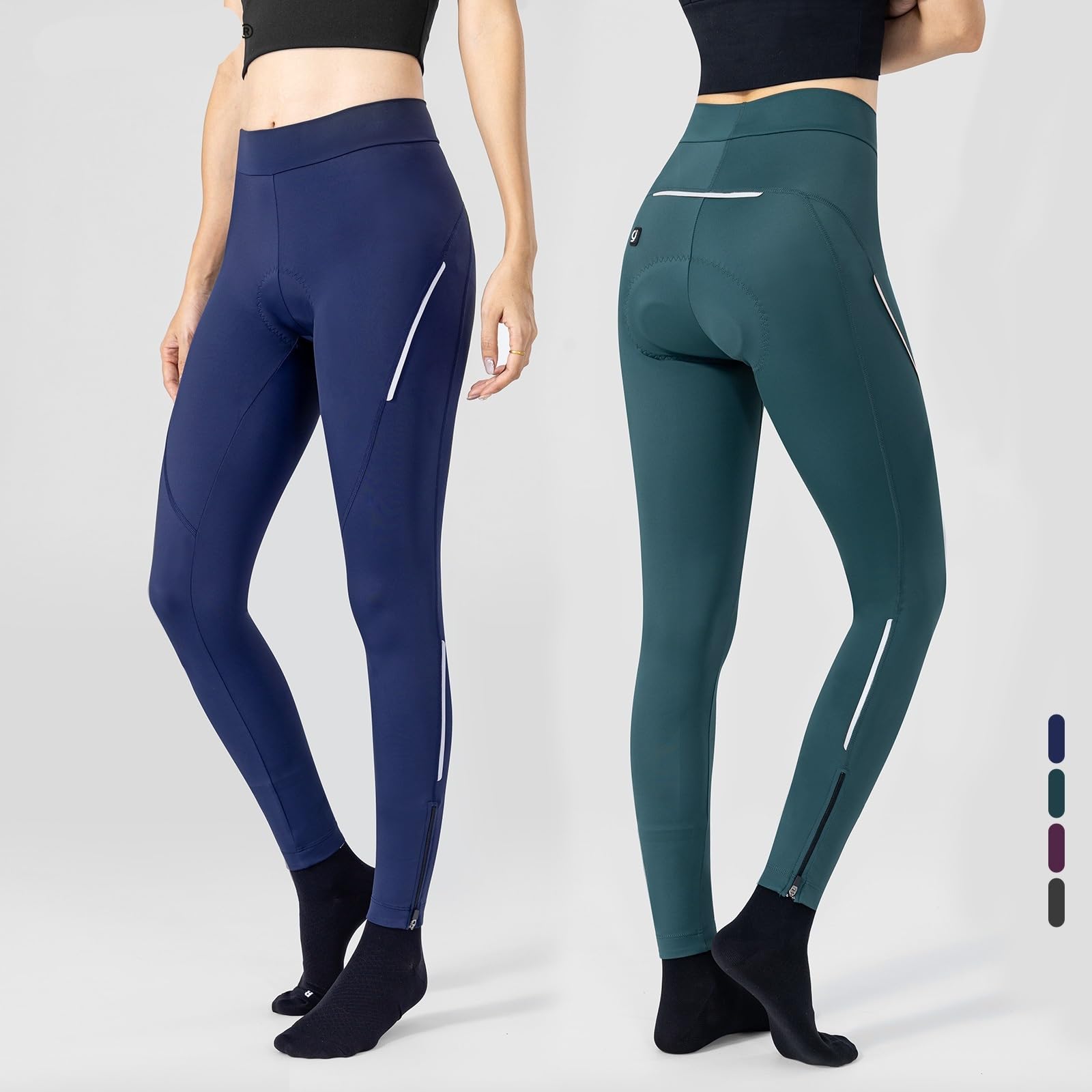 Pantalon De Cyclisme Pantalons de Cyclisme Femmes Pantalons de Cyclisme été équitation VTT Pantalon Route vélo rembourré Respirant vélo Pantalons Longs pour Cyclisme(Red,S)