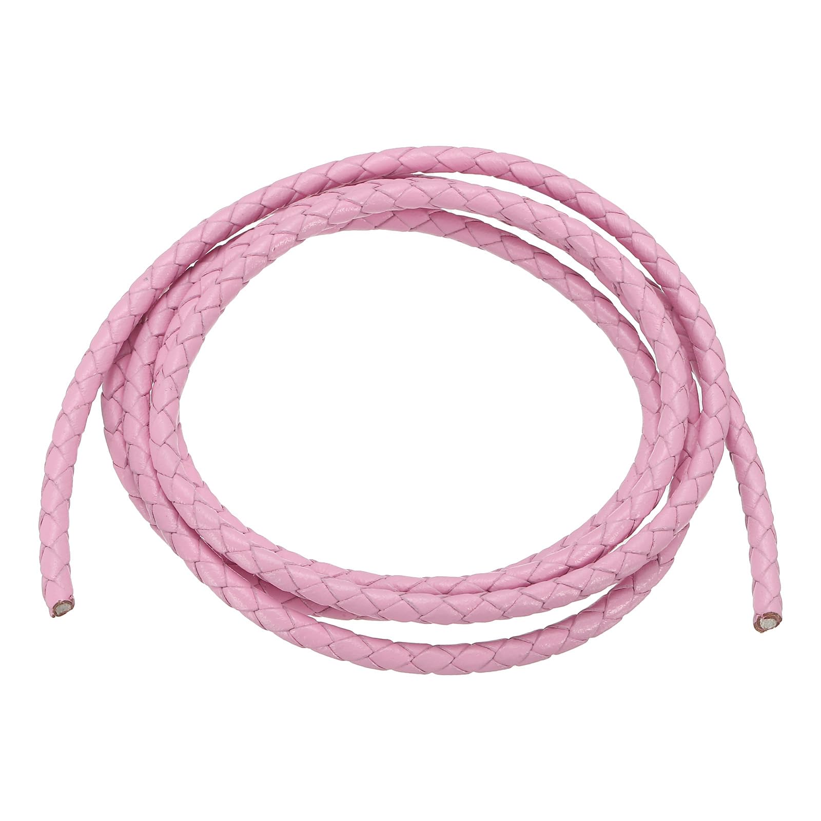 PATIKIL Round Braided Leather Cord