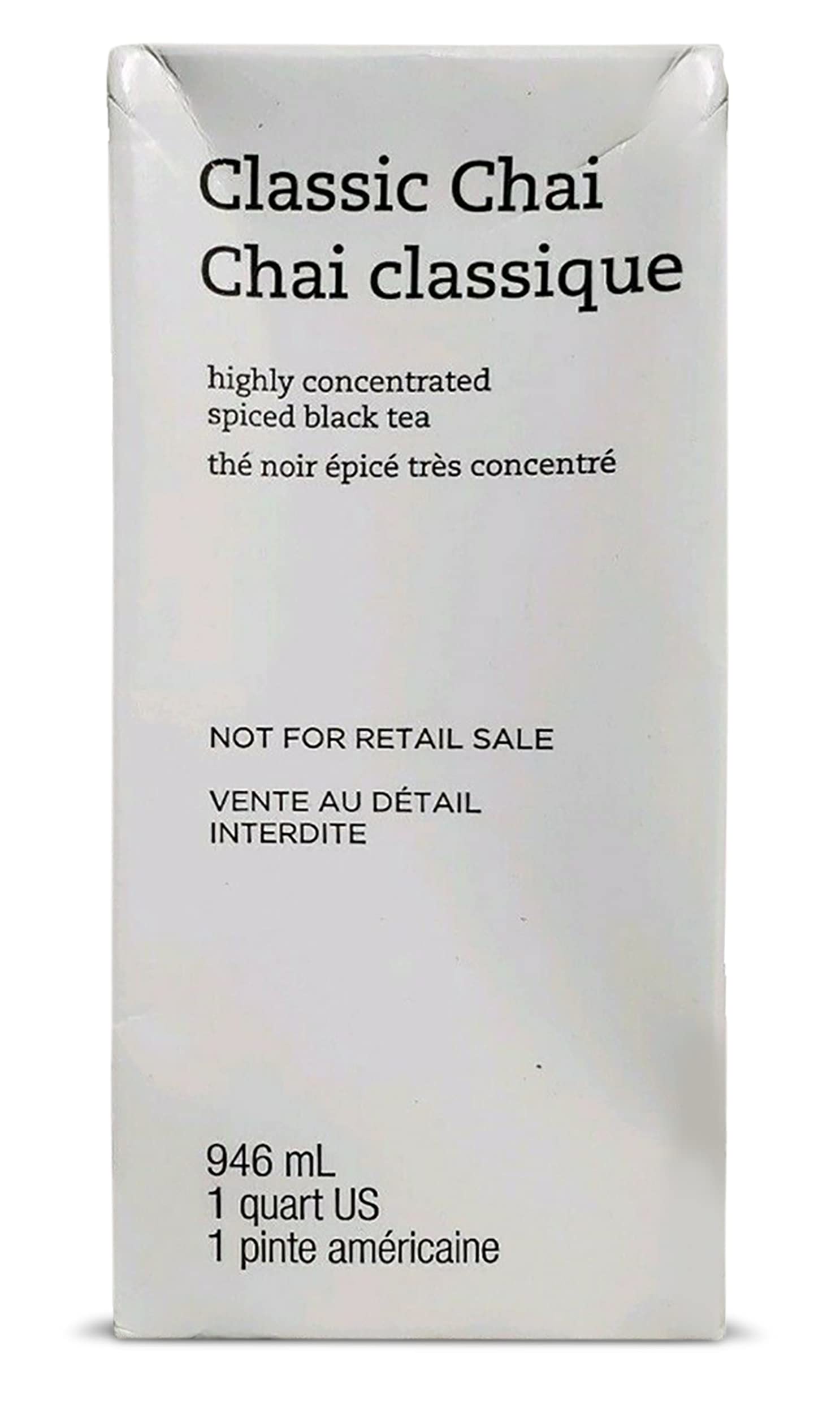 Buy Starbucks Classic Chai Tea Concentrate Highly Concentrated Spiced