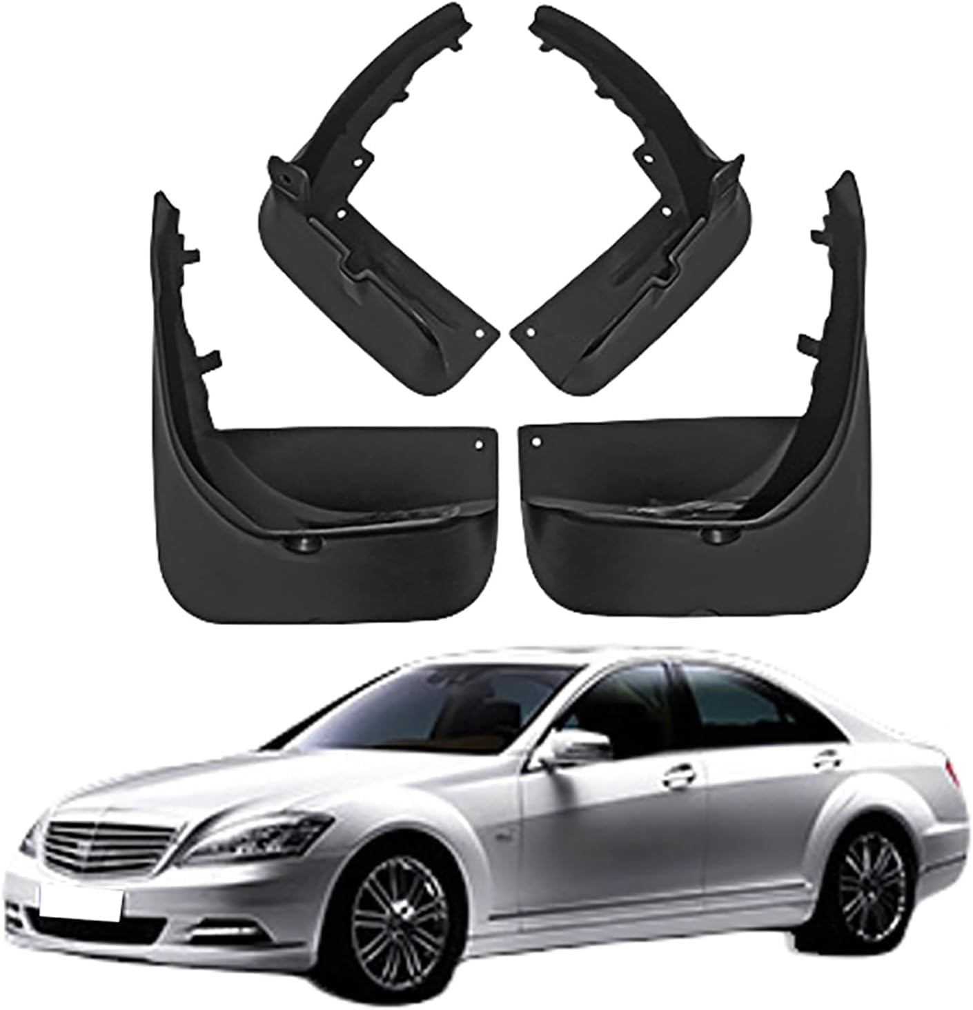 NYSLDSCO Mud Flaps for Benz S Class W221 2008-2014