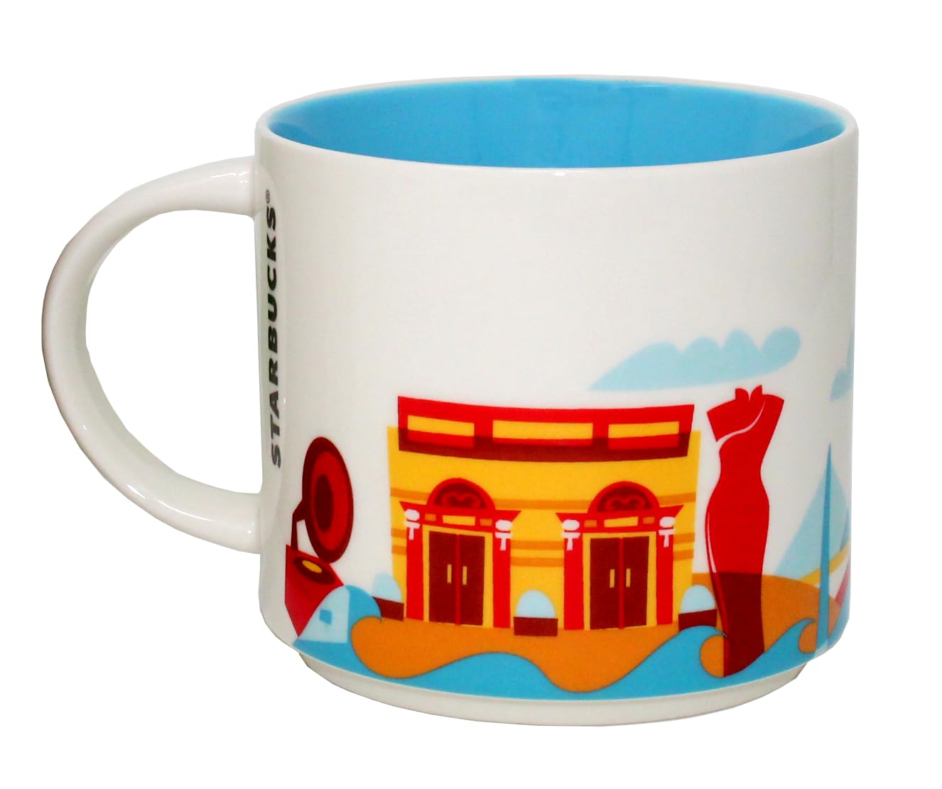 Starbucks 414ml/14Oz Global City Paris London You Are HereCoffee Mugs Cup US e