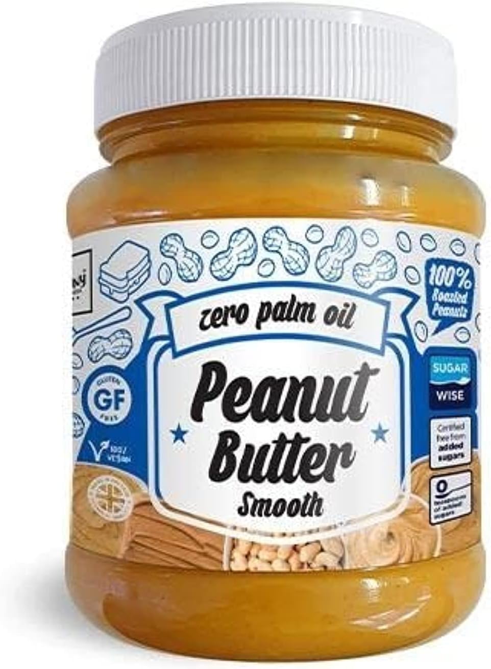 The Skinny Food 100 Percent Pure Peanut Butter Smooth, 350 g