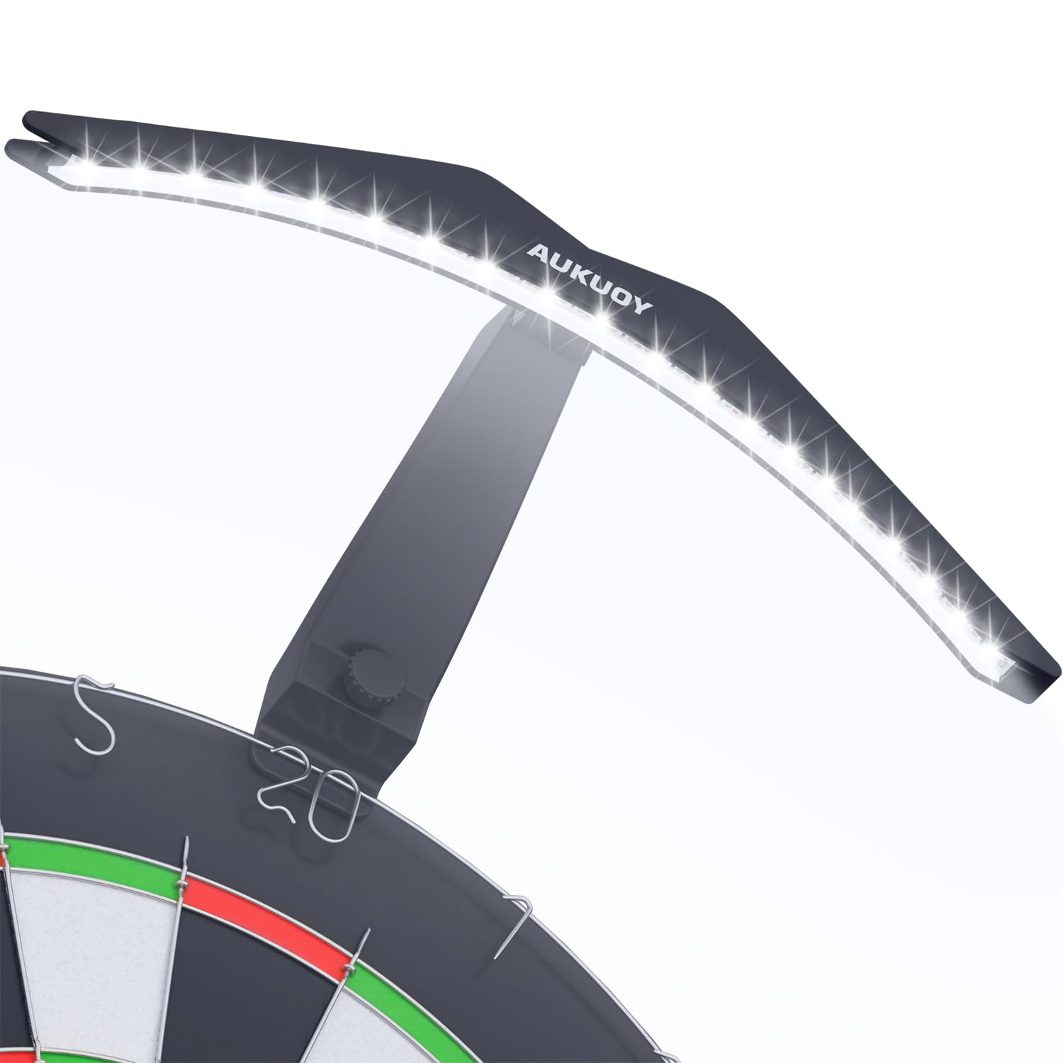 Aukuoy Dartboard Light, Professional Darts Accessories suitable for all dartboards, Extra Long 3m Power Cable