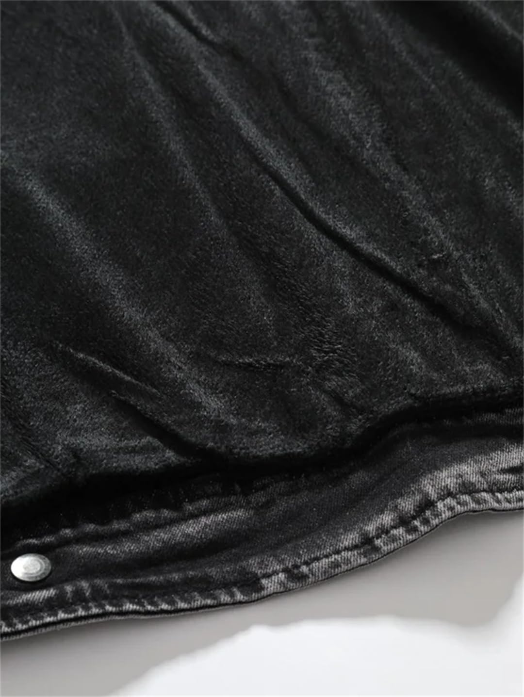 Mężczyźni Retro Zamki Stojący Kołnierz Slim Fit Moto Biker Odzież Wierzchnia Motocykl Kurtka Dżinsowa
