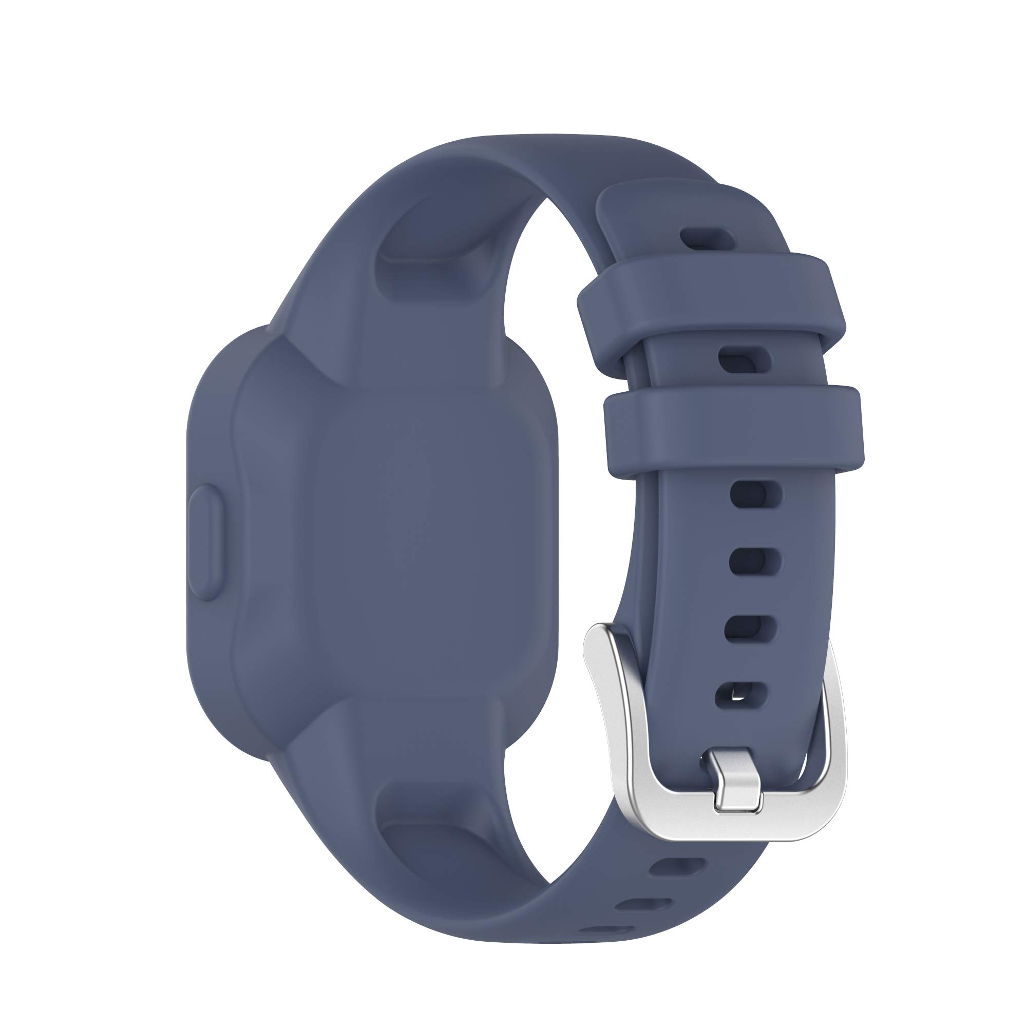 REYDA Silicone Strap Compatible for Garmin Vivofit jr.3, Soft Flexible Breathable Silicone Watch Strap Sport Wristband Metal Buckle Bracelet Replacement Strap for Garmin Vivofit jr.3 Fitness Tracker