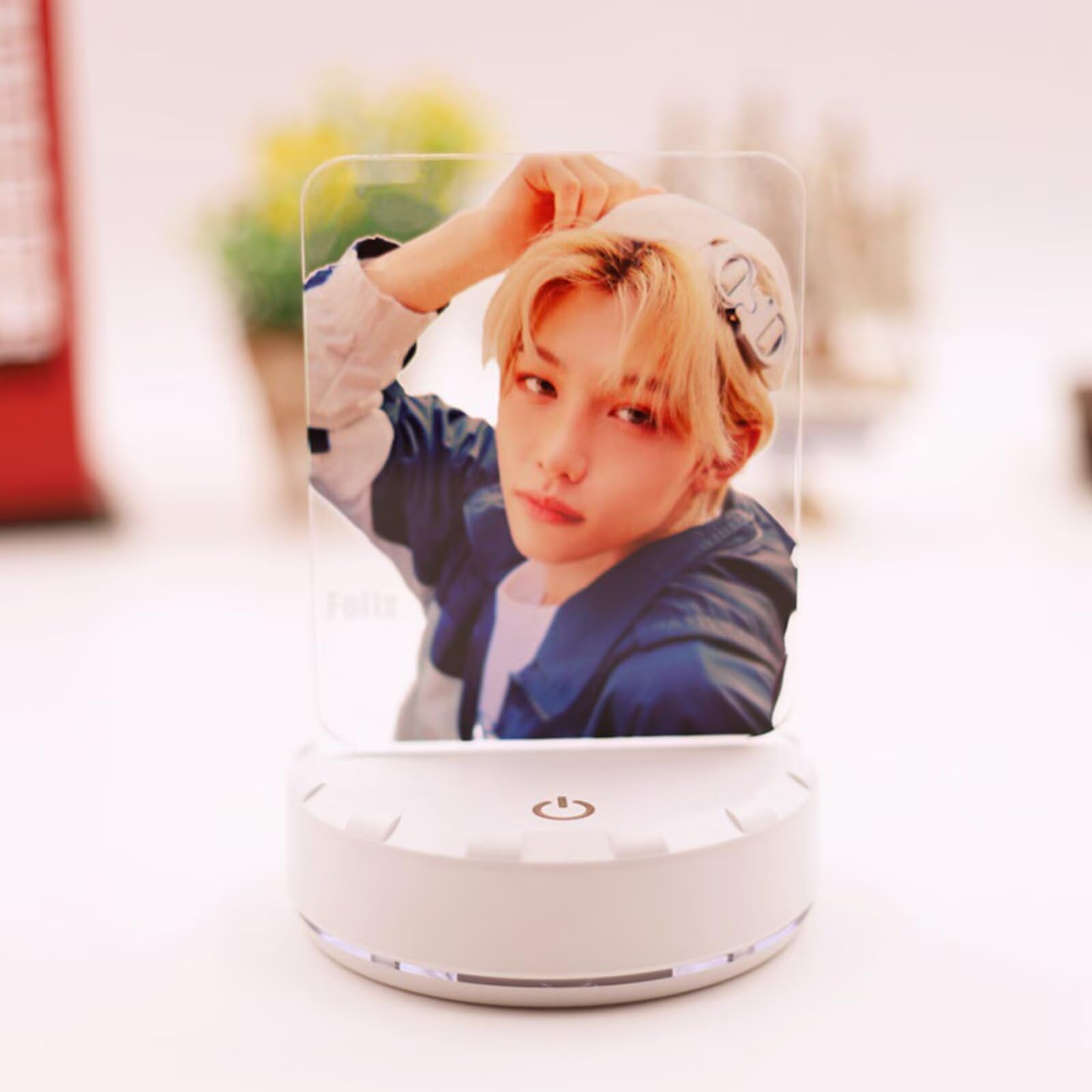 YJYP Night Light Felix Bangchan Hyunjin Colorful Acrylic LED Nightstand Lamp