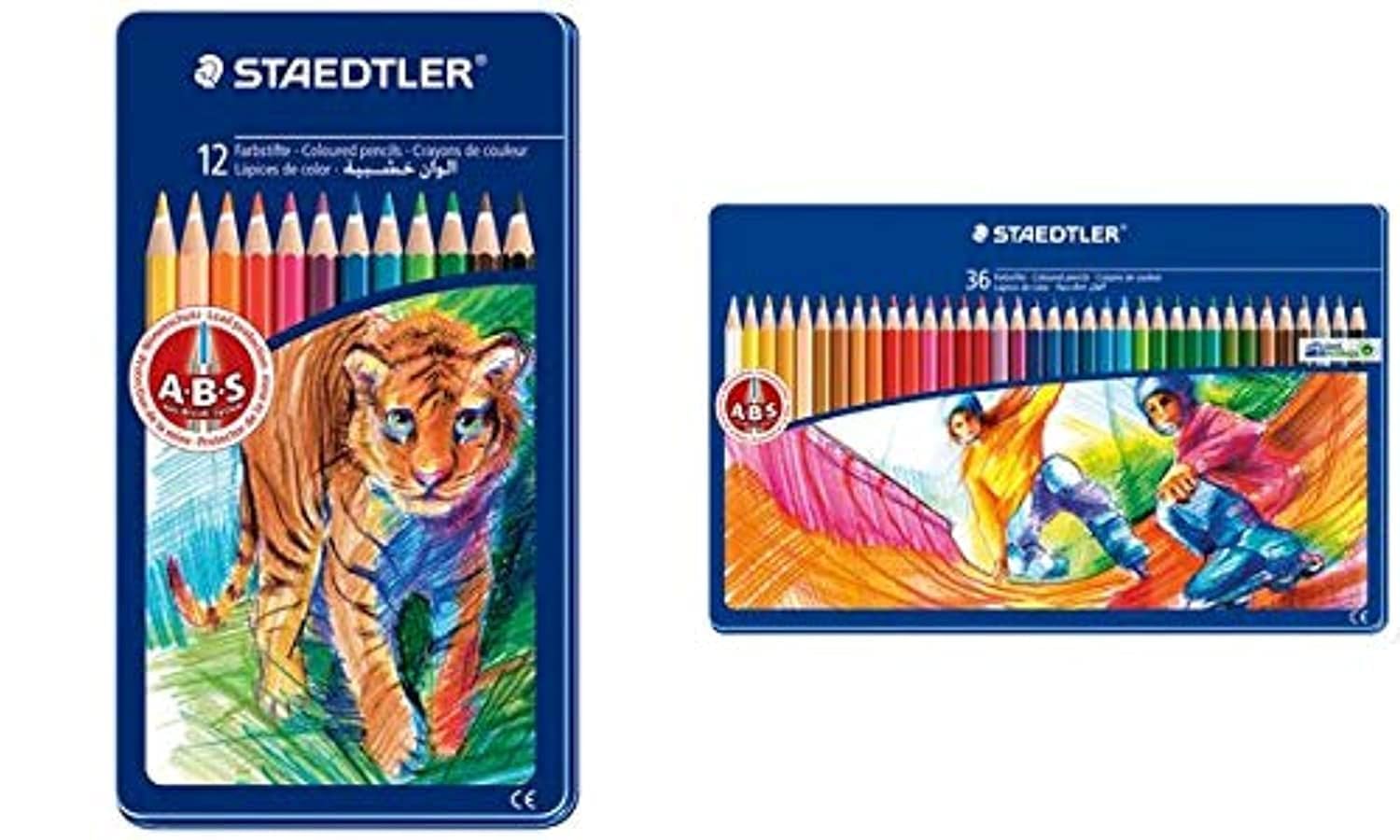STAEDTLER Buntstift, 12er Metalletui, Menge 12