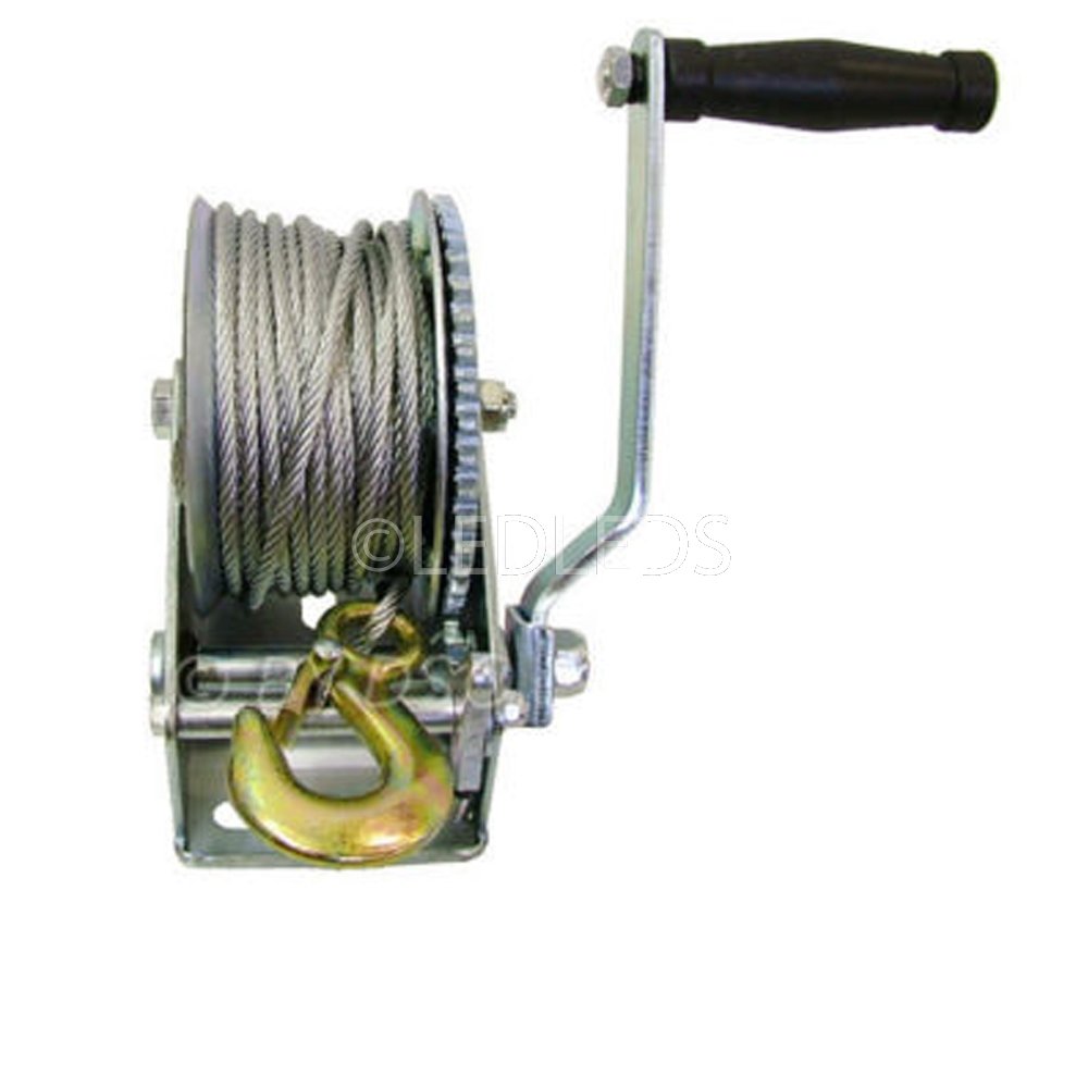 Paranco Manuale Cavo Acciaio 8m 500kg 1000lb
